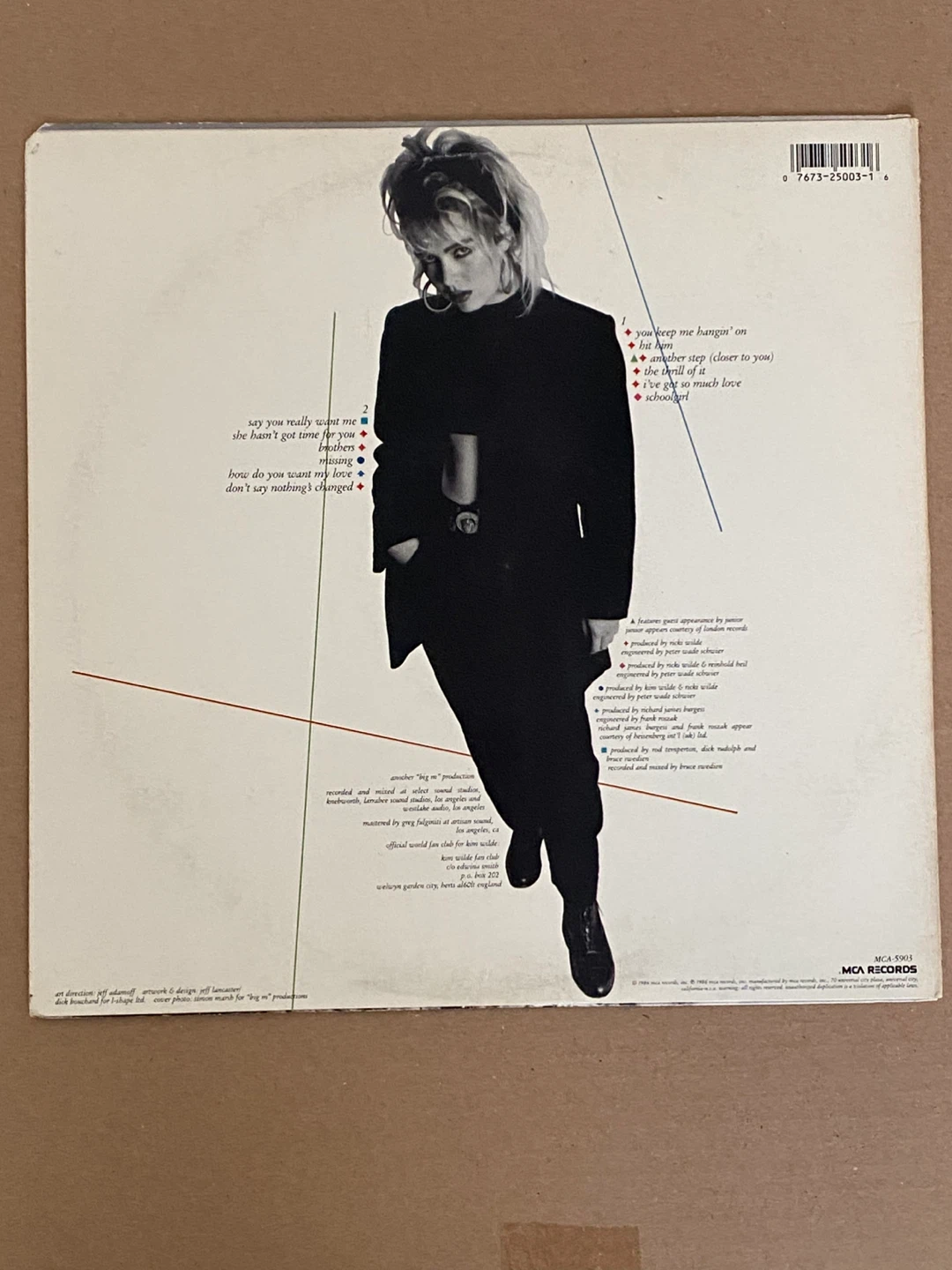 Kim Wilde Another Step Vinyl Record - photo 2
