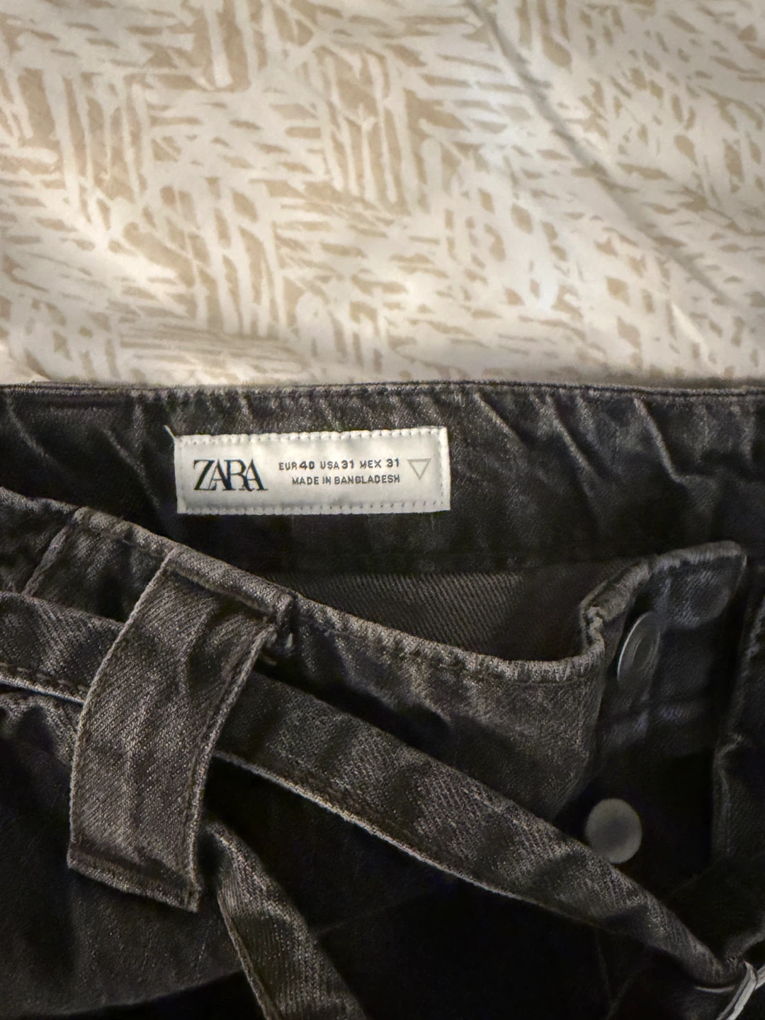ZARA Black Baggy Jeans - photo 3