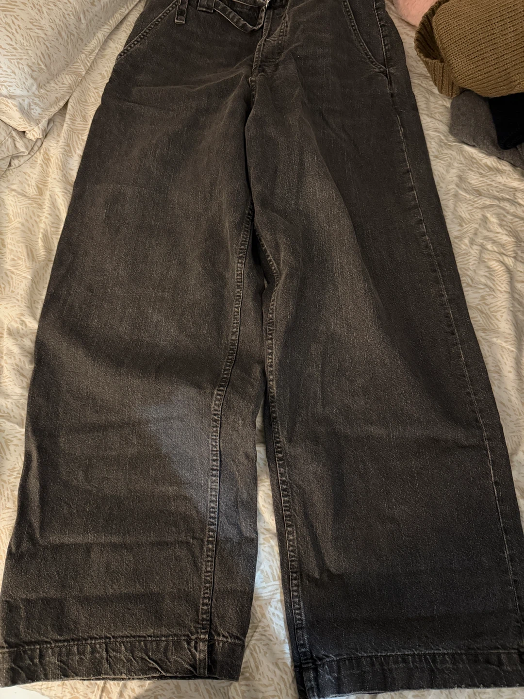 ZARA Black Baggy Jeans
