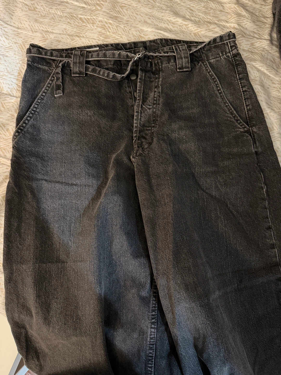 ZARA Black Baggy Jeans - photo 2
