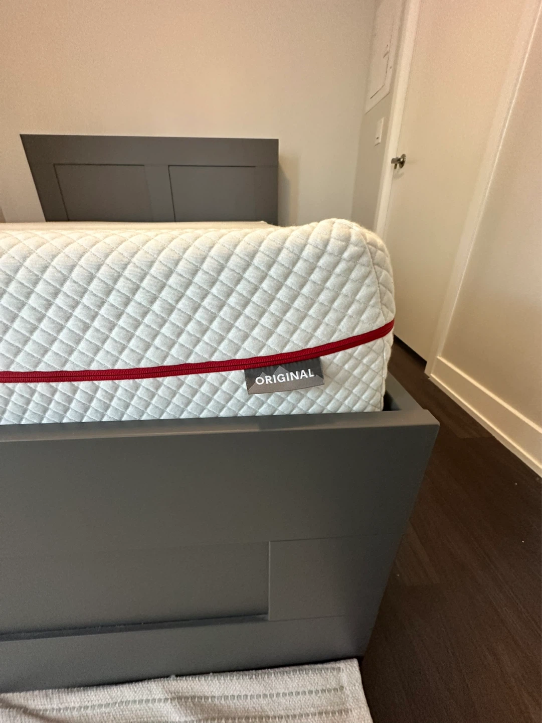 IKEA BRIMNES Queen Storage Bed & Douglas Mattress - photo 3
