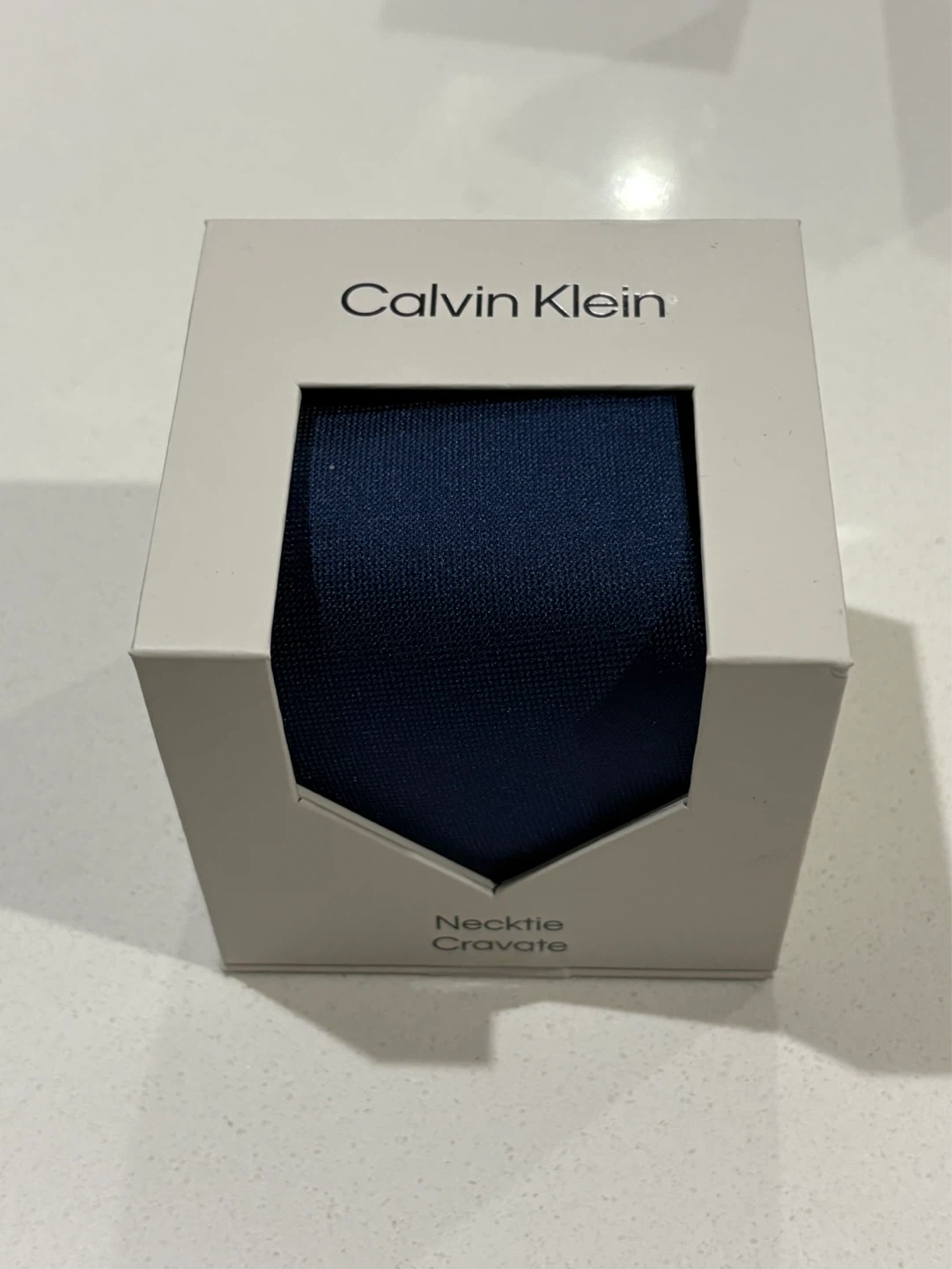 Calvin Klein Navy Necktie ⚽