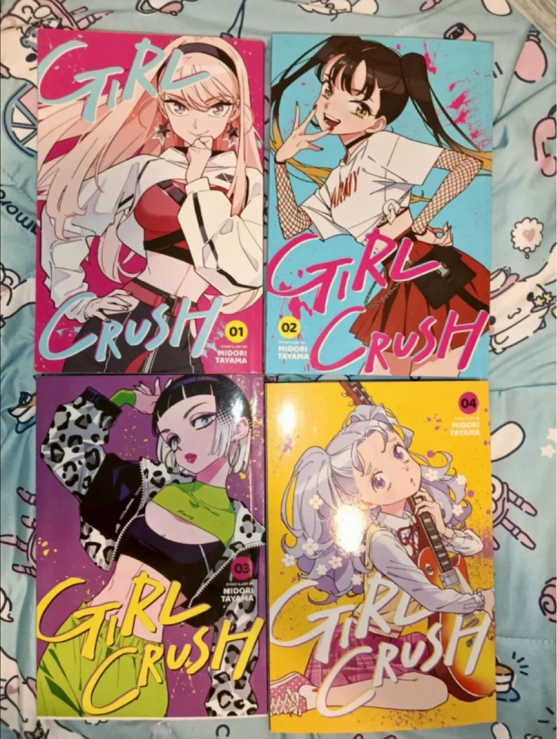 Girl Crush manga volumes 1-4   ⚽