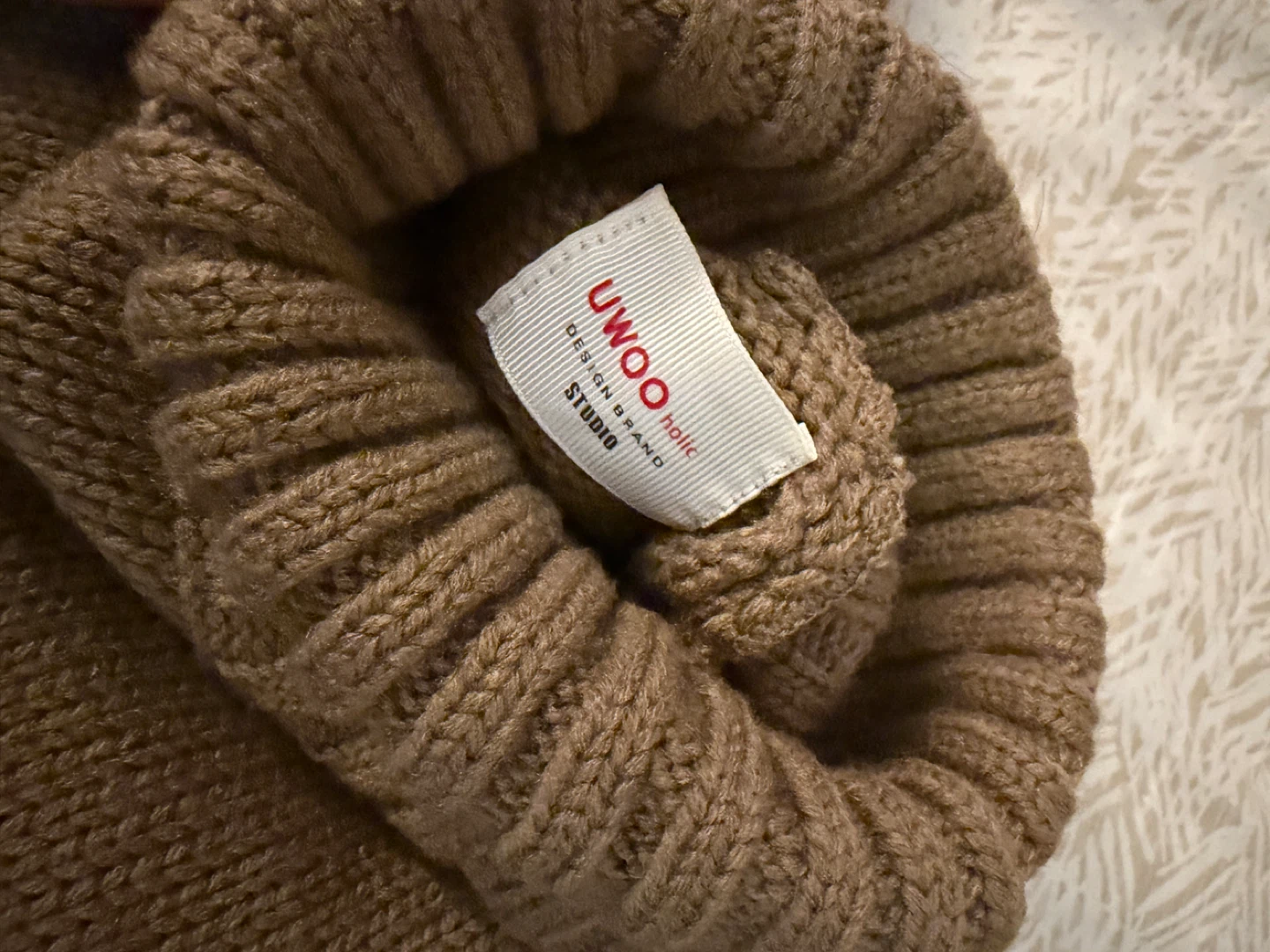 Turtleneck Sweater - Brown - photo 2