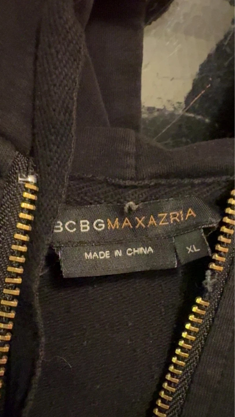 Black rhinestone zip-up - photo 3