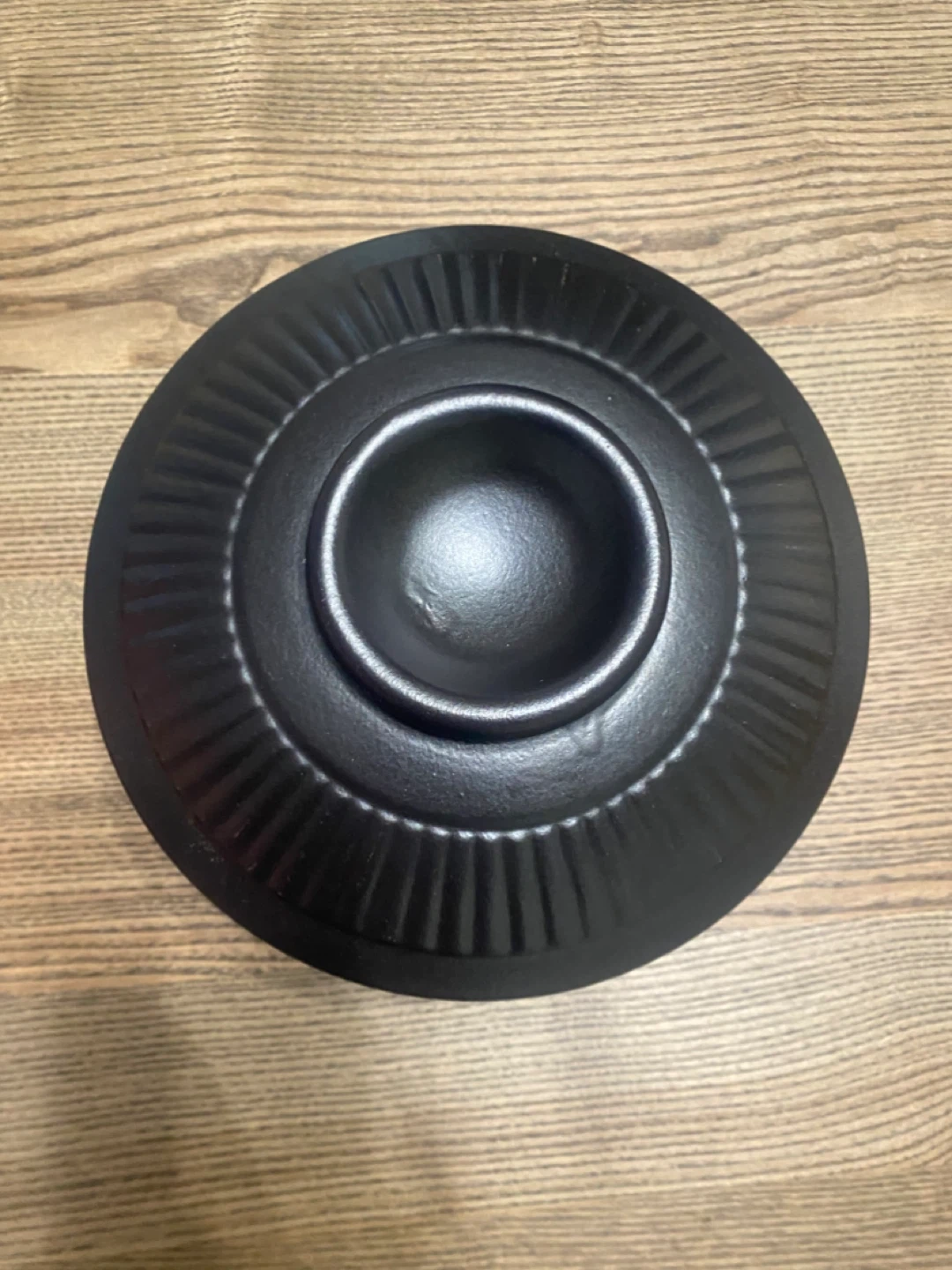 3 Black Ceramic Stone Pot with Lid - photo 2