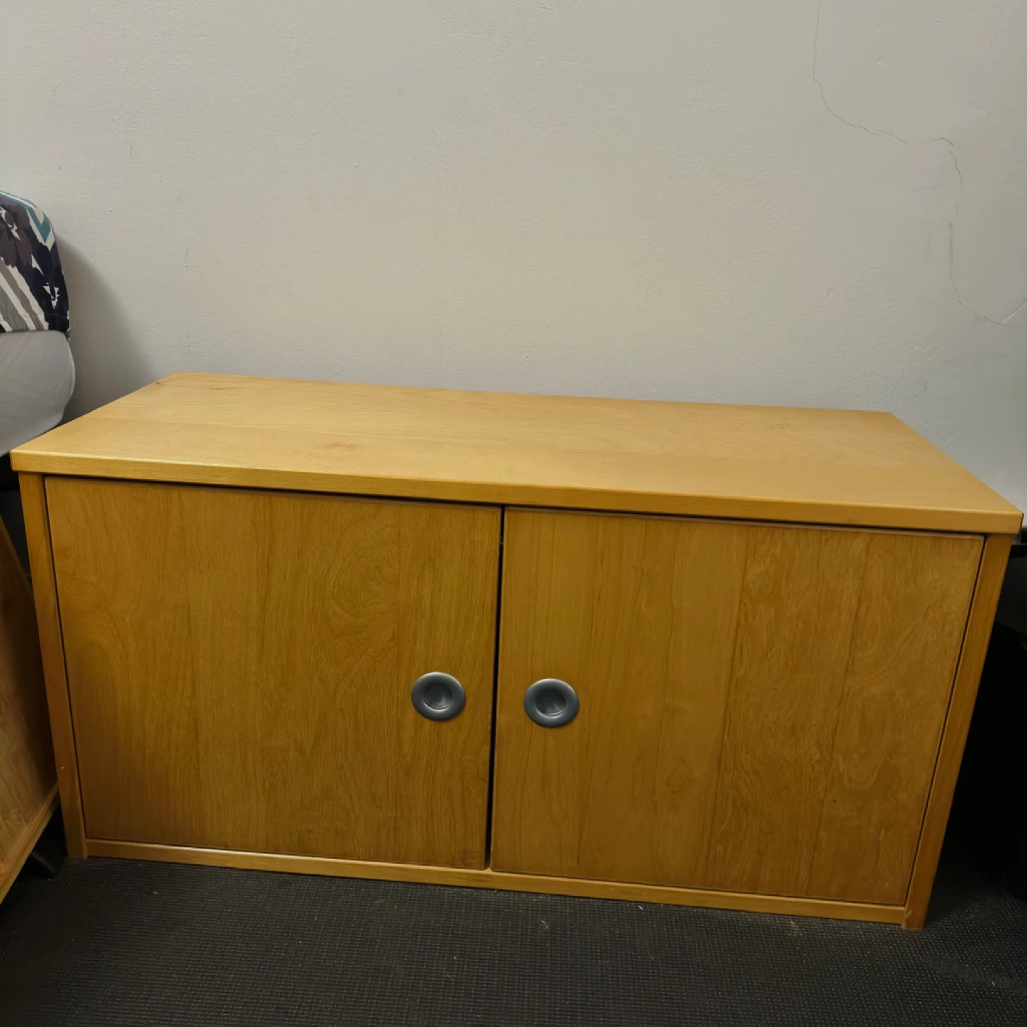 Wood Storage Cabinet with Double Doors