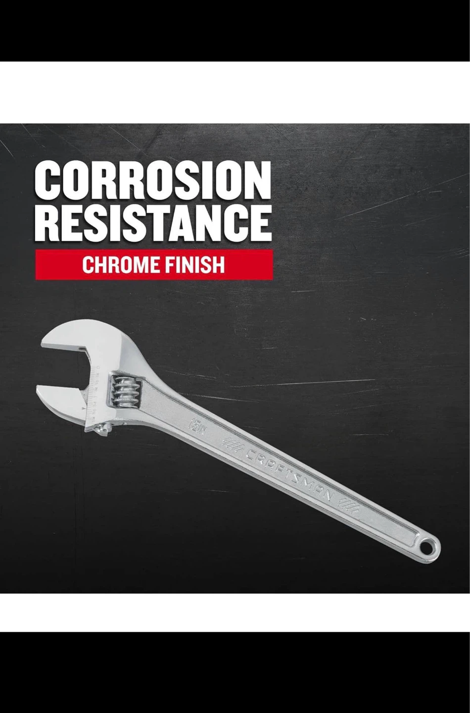 Craftsman 15-inch Adjustable Wrench - photo 2