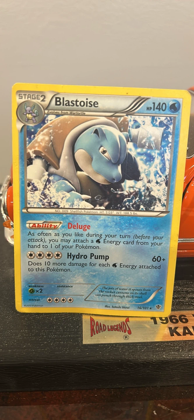 Pokemon Blastoise Stage 2 Trading Card