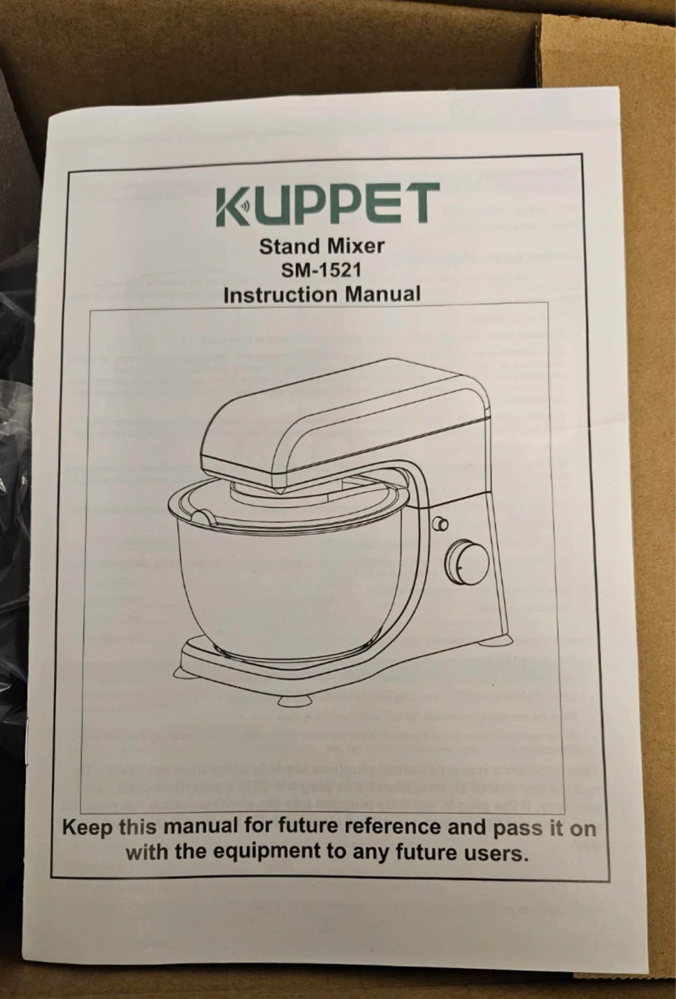 Kuppet Stand Mixer SM-1521