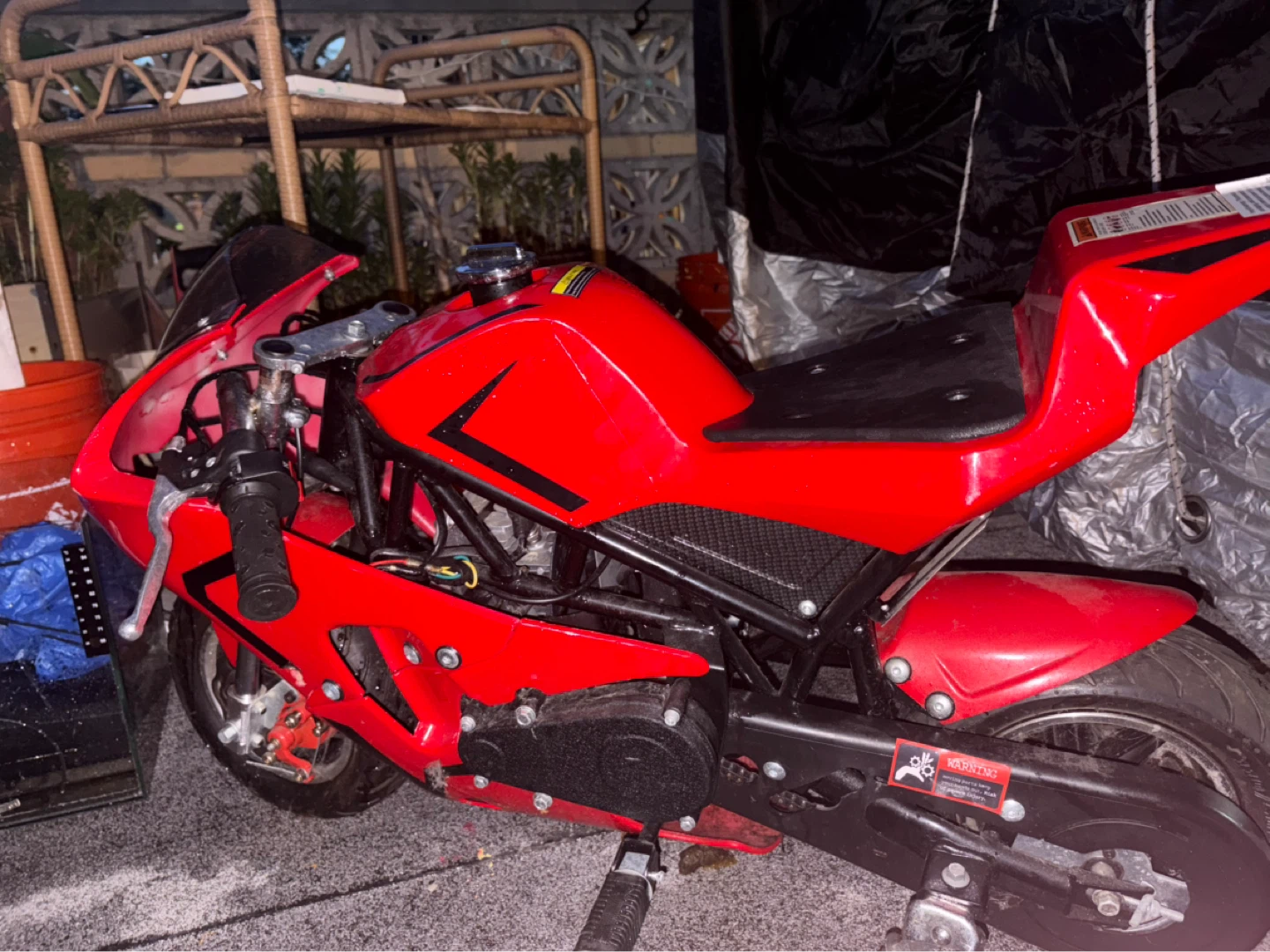 Go-B Bowen Red Mini Pocket Bike - photo 2