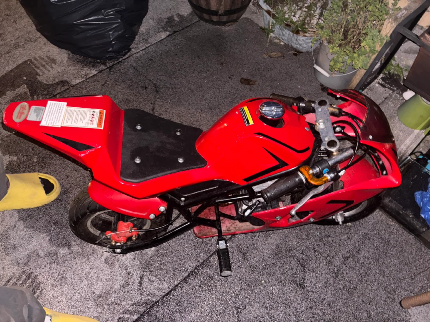 Go-B Bowen Red Mini Pocket Bike