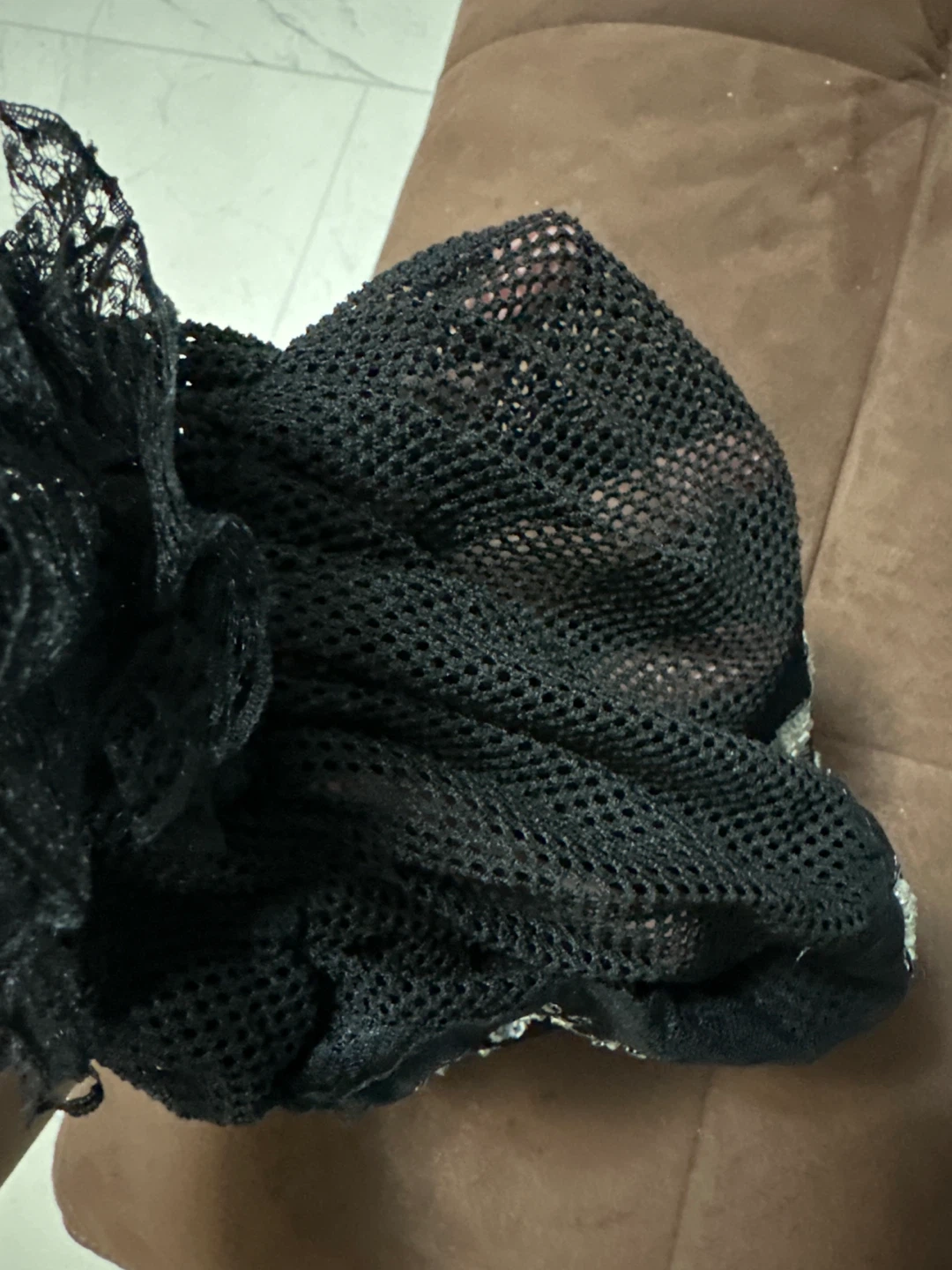 ⚽️ Black Beaded Turban/Head Wrap - photo 3