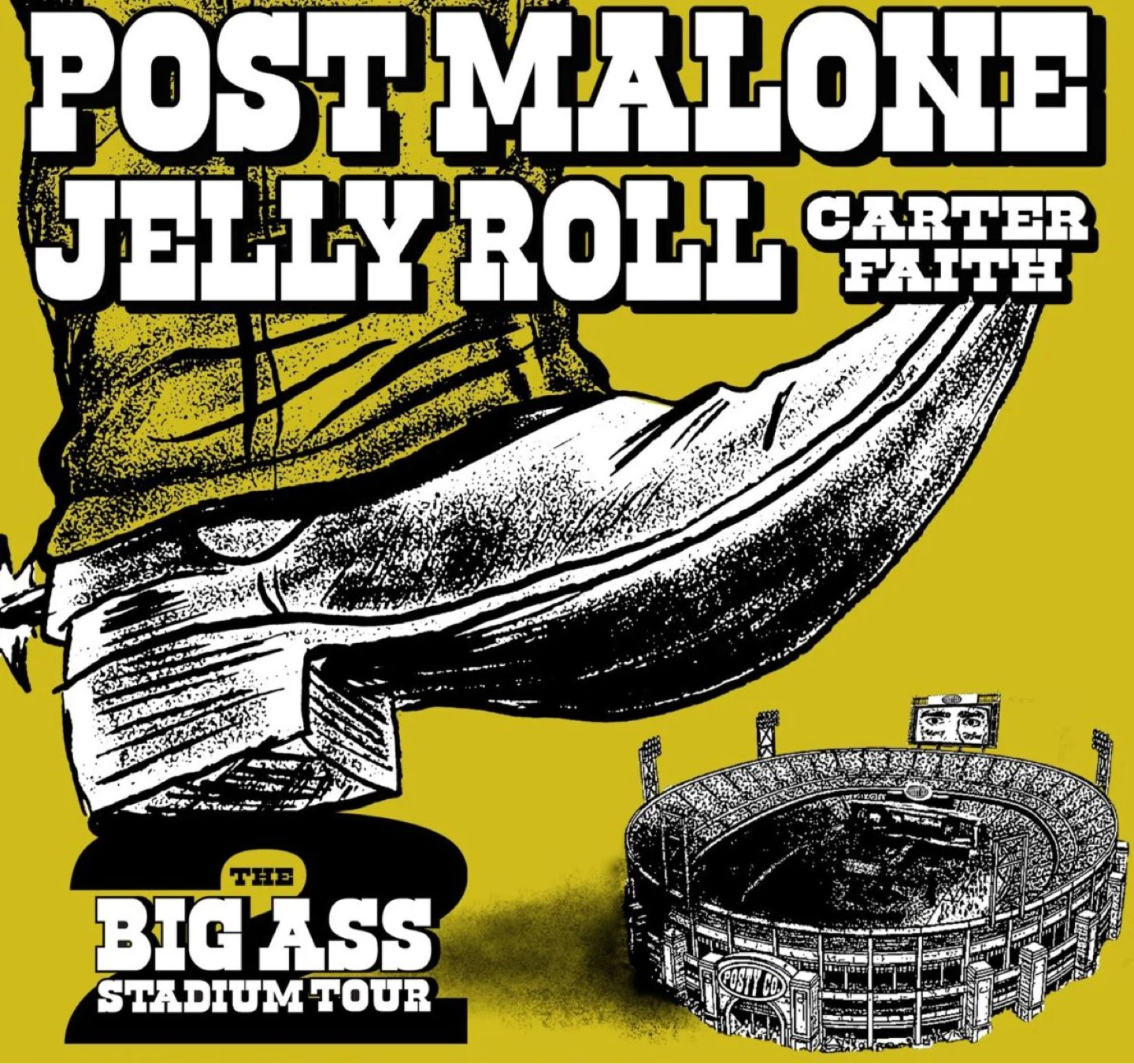 Post Malone Presents: The BIG ASS Stadium Tour Part 2 Tickets