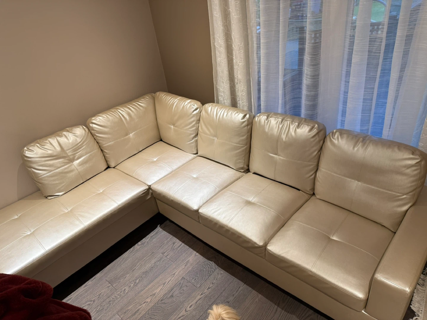 Brand new Gold Sectional Sofa - photo 4