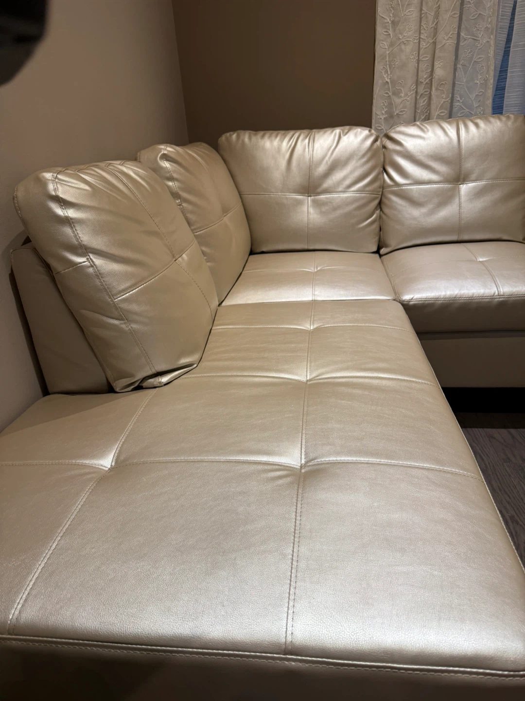 Brand new Gold Sectional Sofa - photo 2