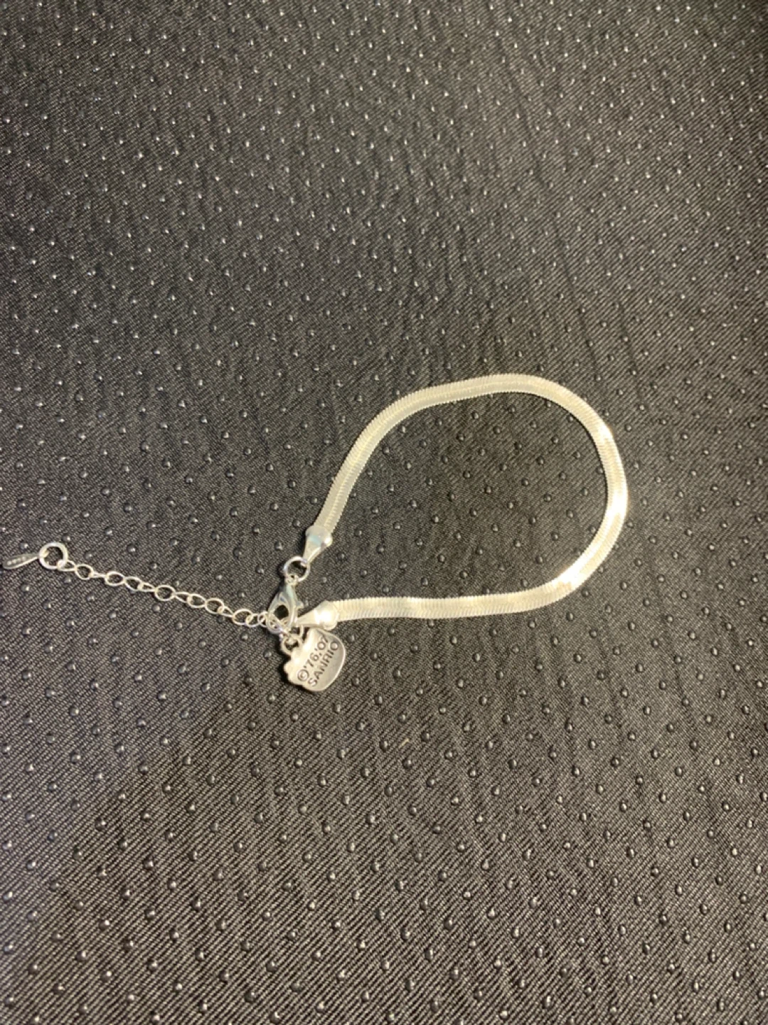 Silver Plated  Charm  and Bracelet with Hello Kitty Tag - photo 2