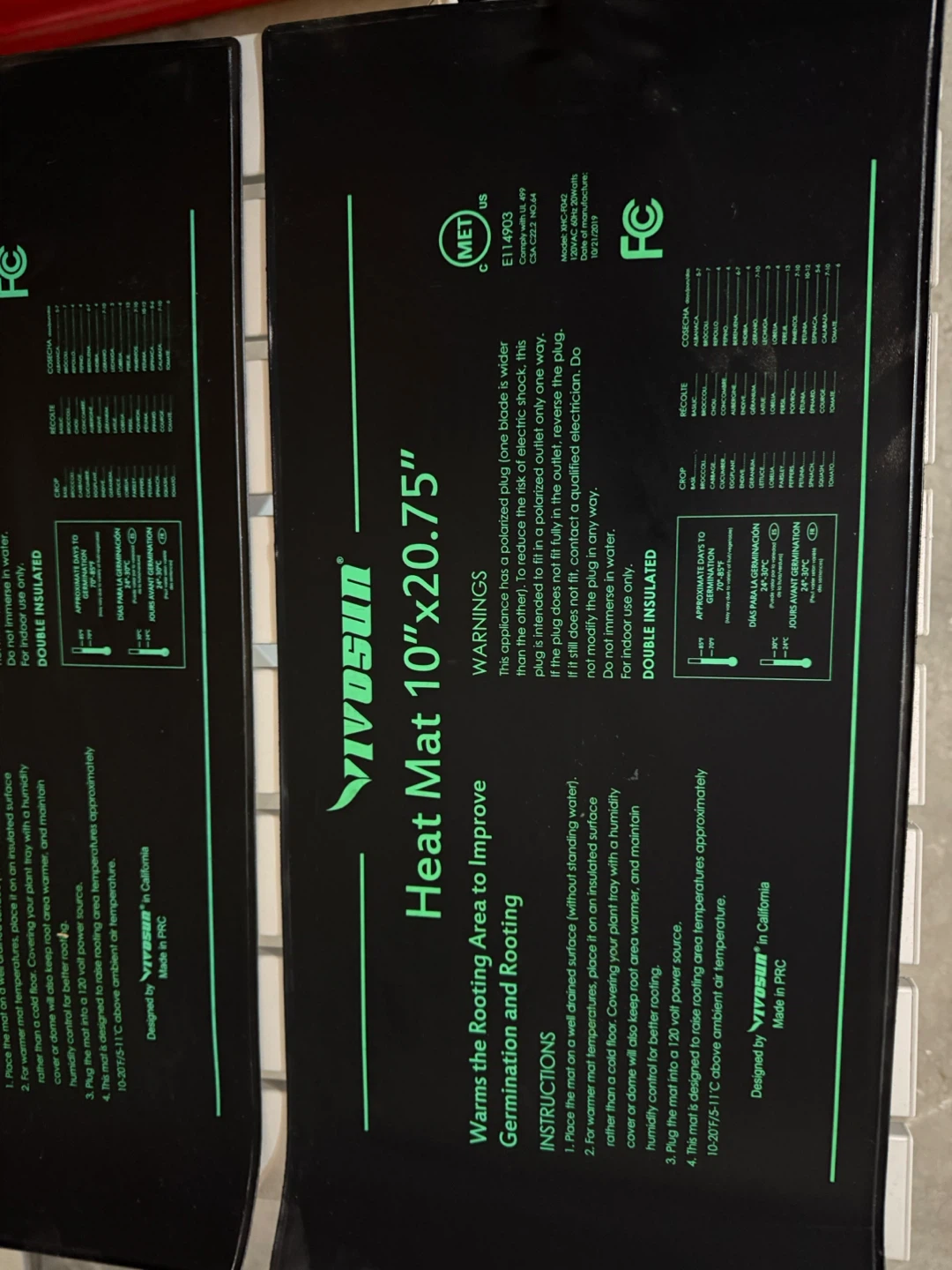 VIVOSUN Seeding Heat Mat