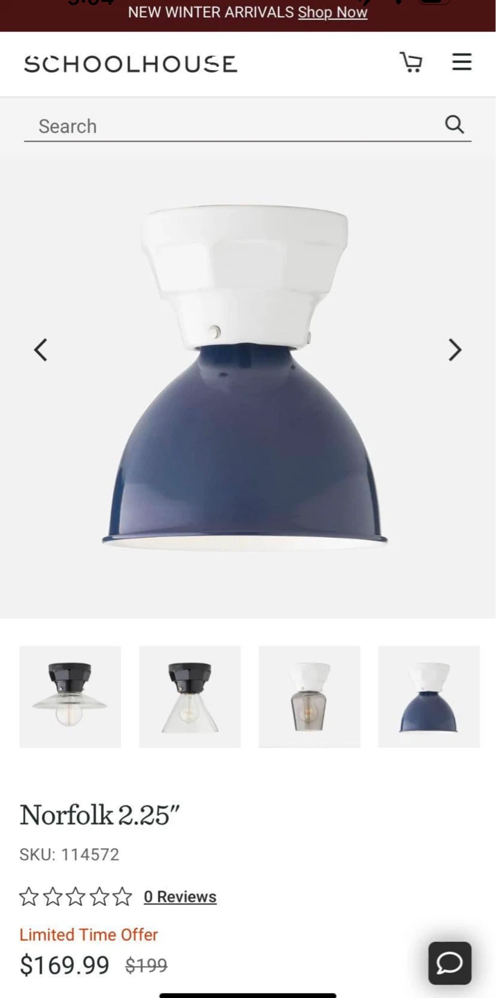 Schoolhouse Alabax Lrg &  Norfolk Black Light Fixture - photo 3