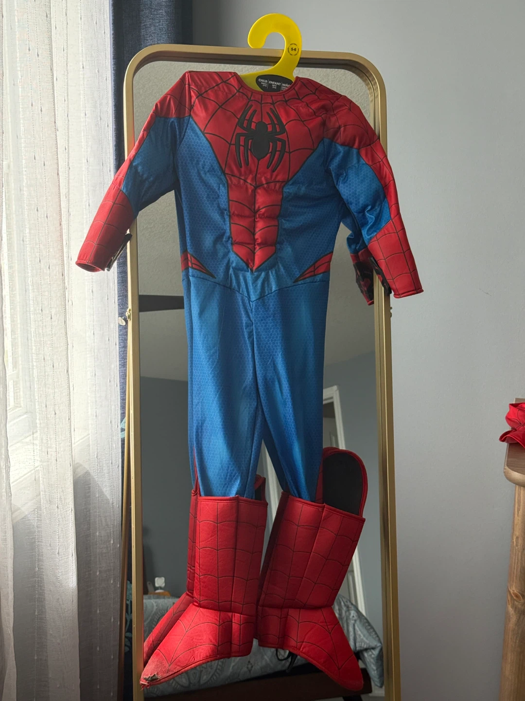 Spider-Man Costume with Mask and Gloves