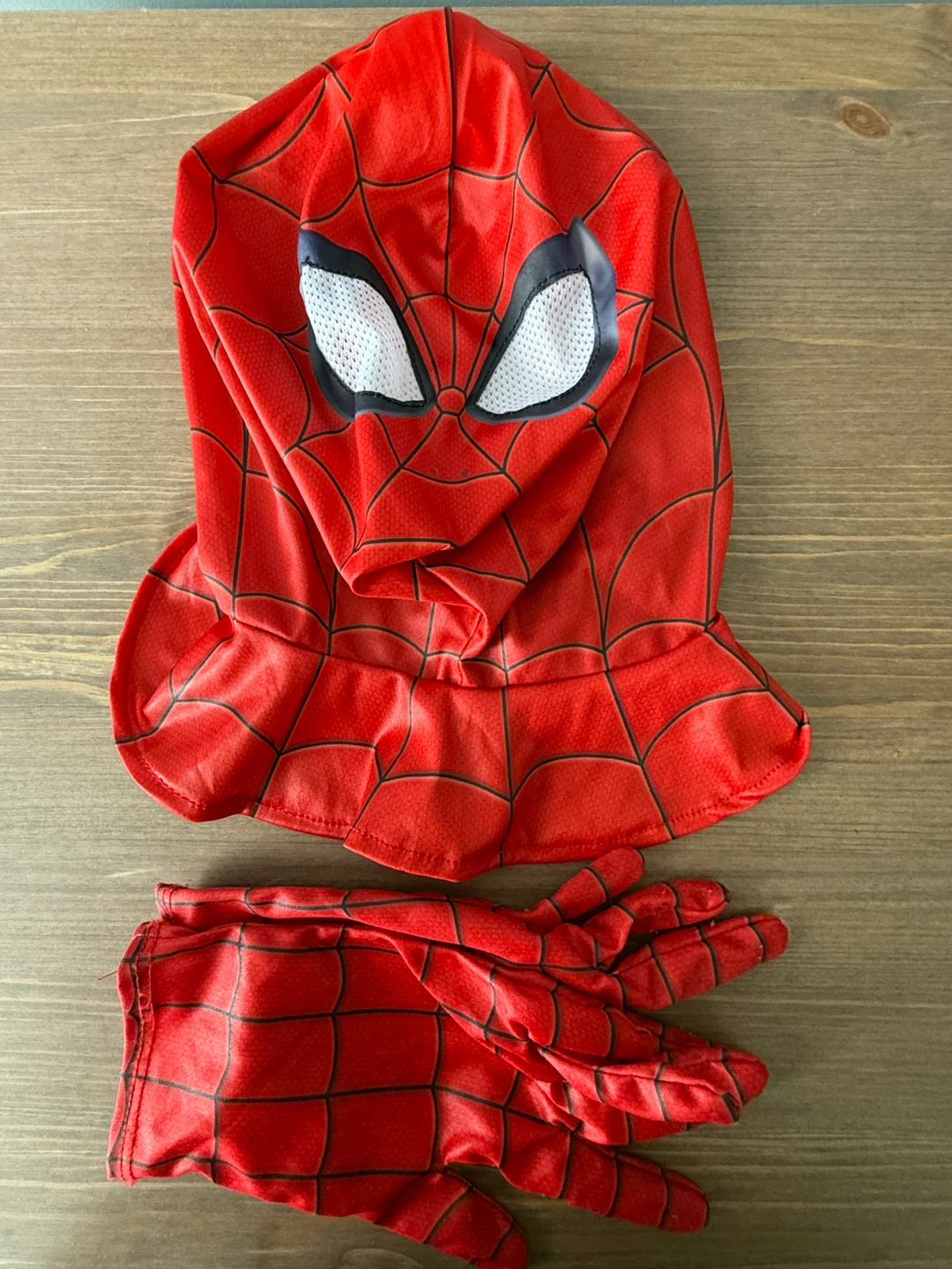 Spider-Man Costume with Mask and Gloves - photo 2