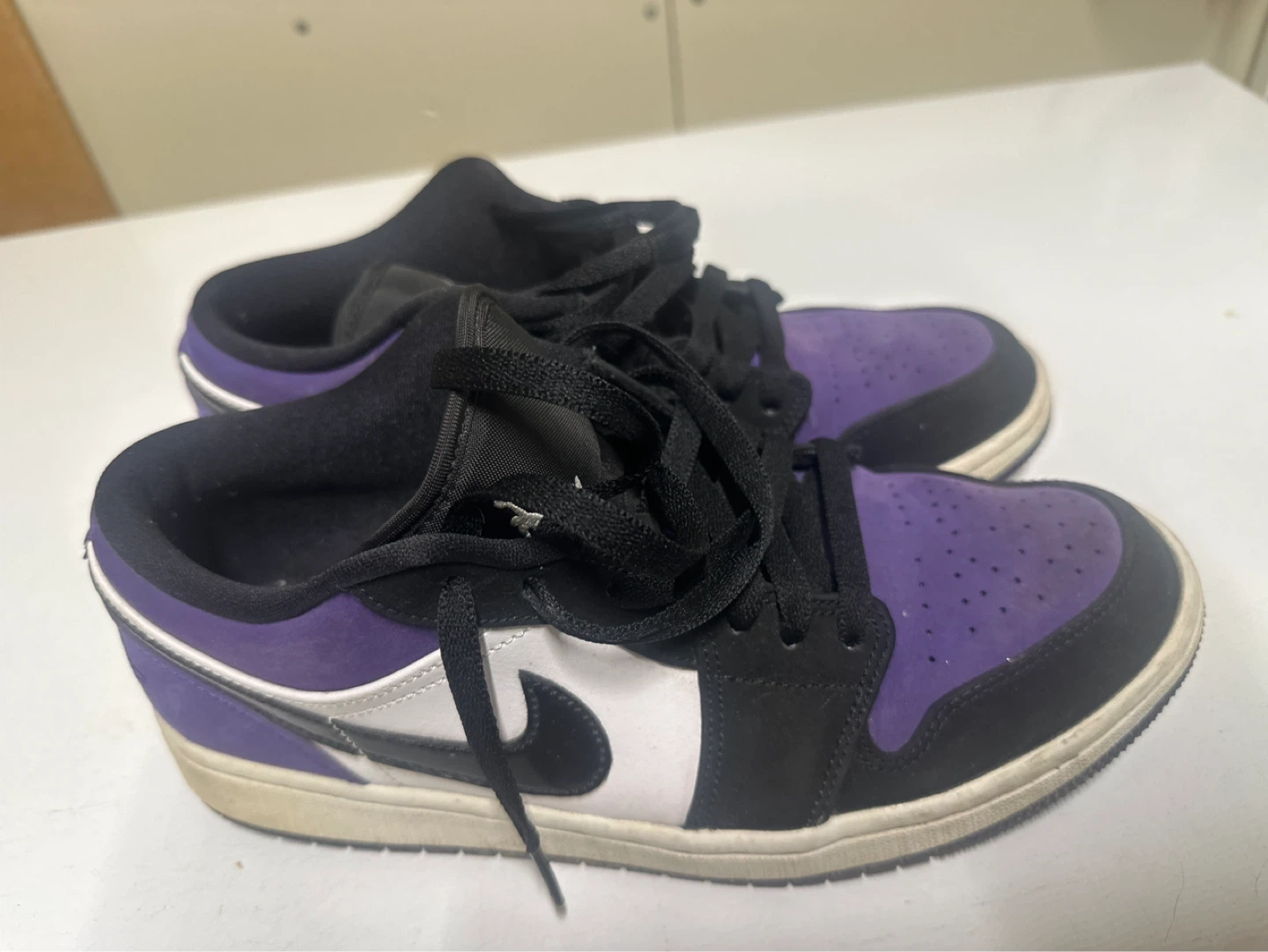 Air Jordan 1 Low Purple Black White