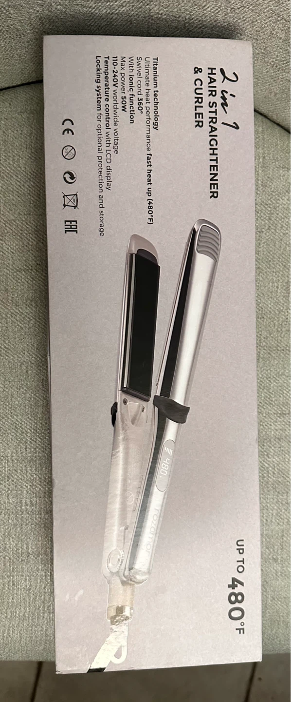 ⚽ Rozamor Professional Hair Straightener & Curler - photo 5