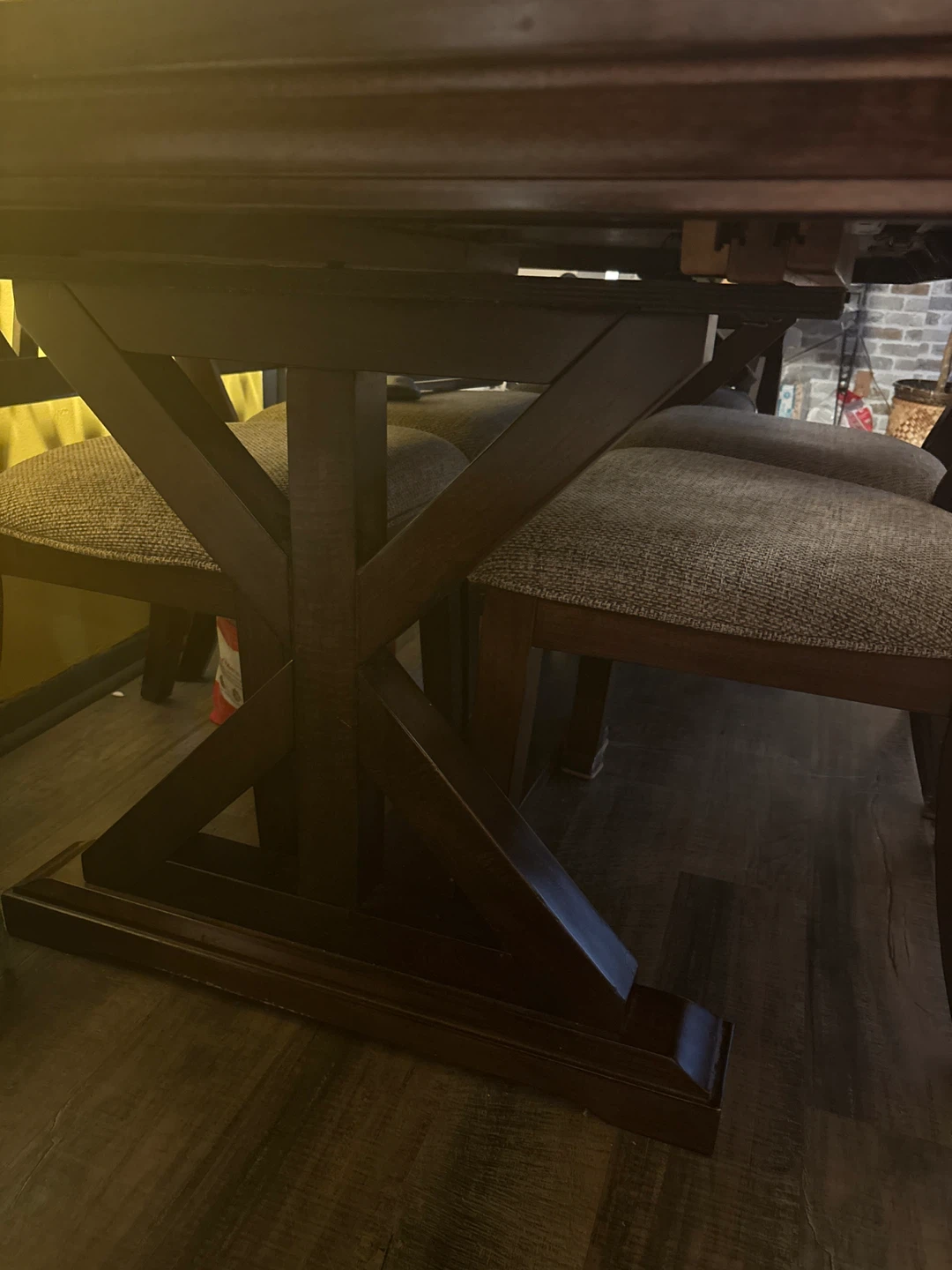 Wooden Dining Table Set with 6 Chairs - photo 4