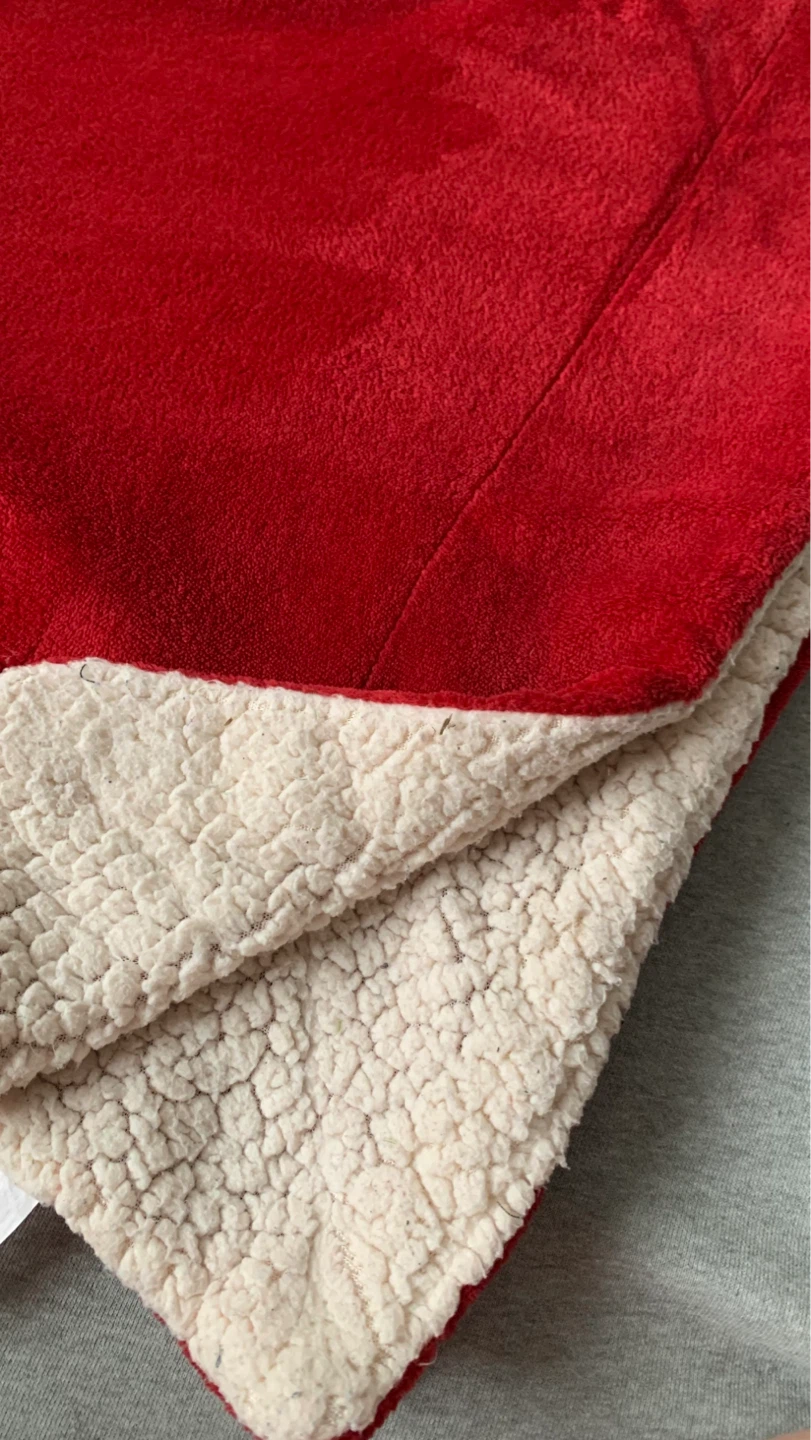 Sherpa-lined throw blanket 60” X 46” ⚽️ - photo 2