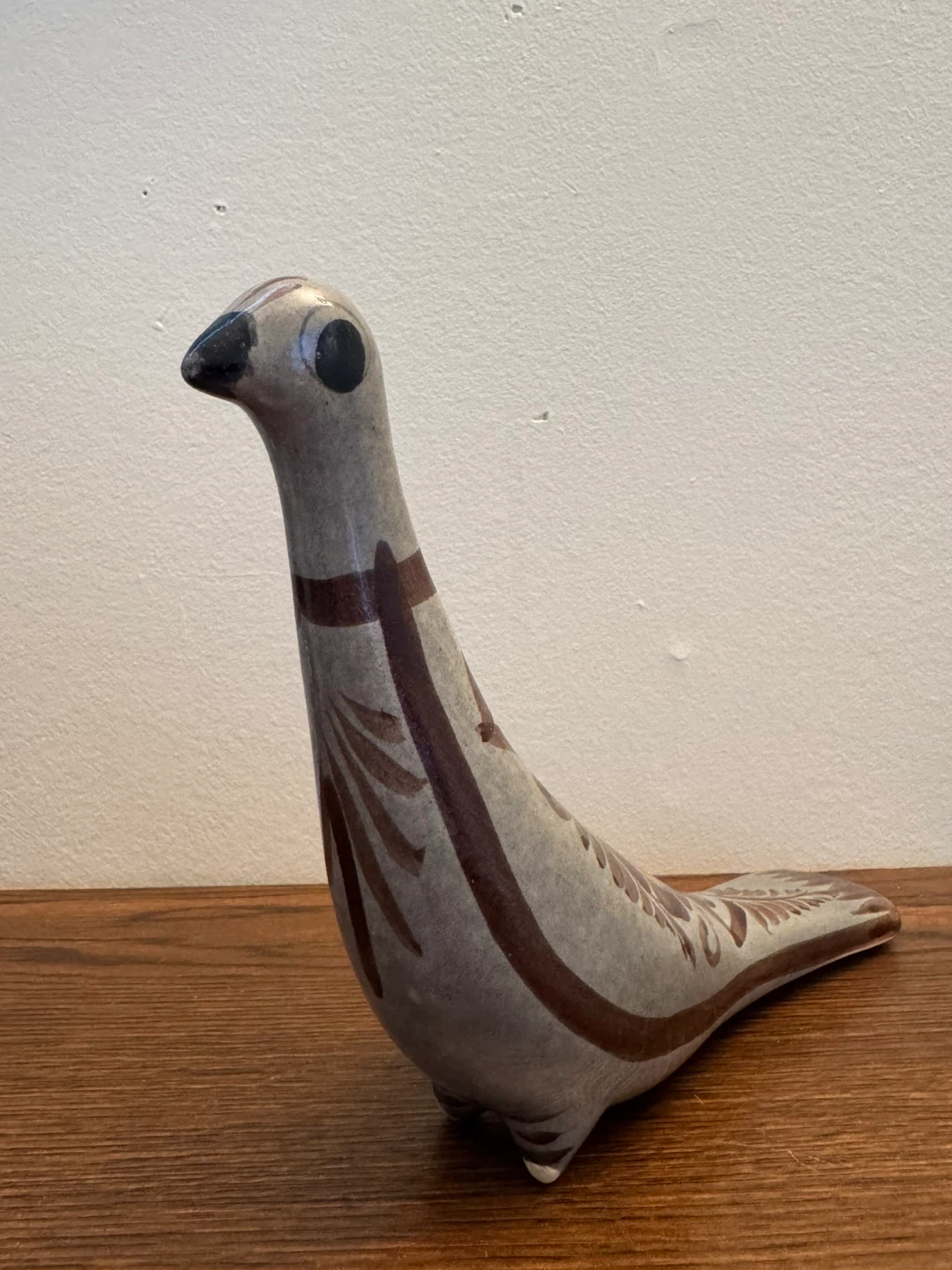 Mexican Tonala Folk Art Clay Bird - photo 3