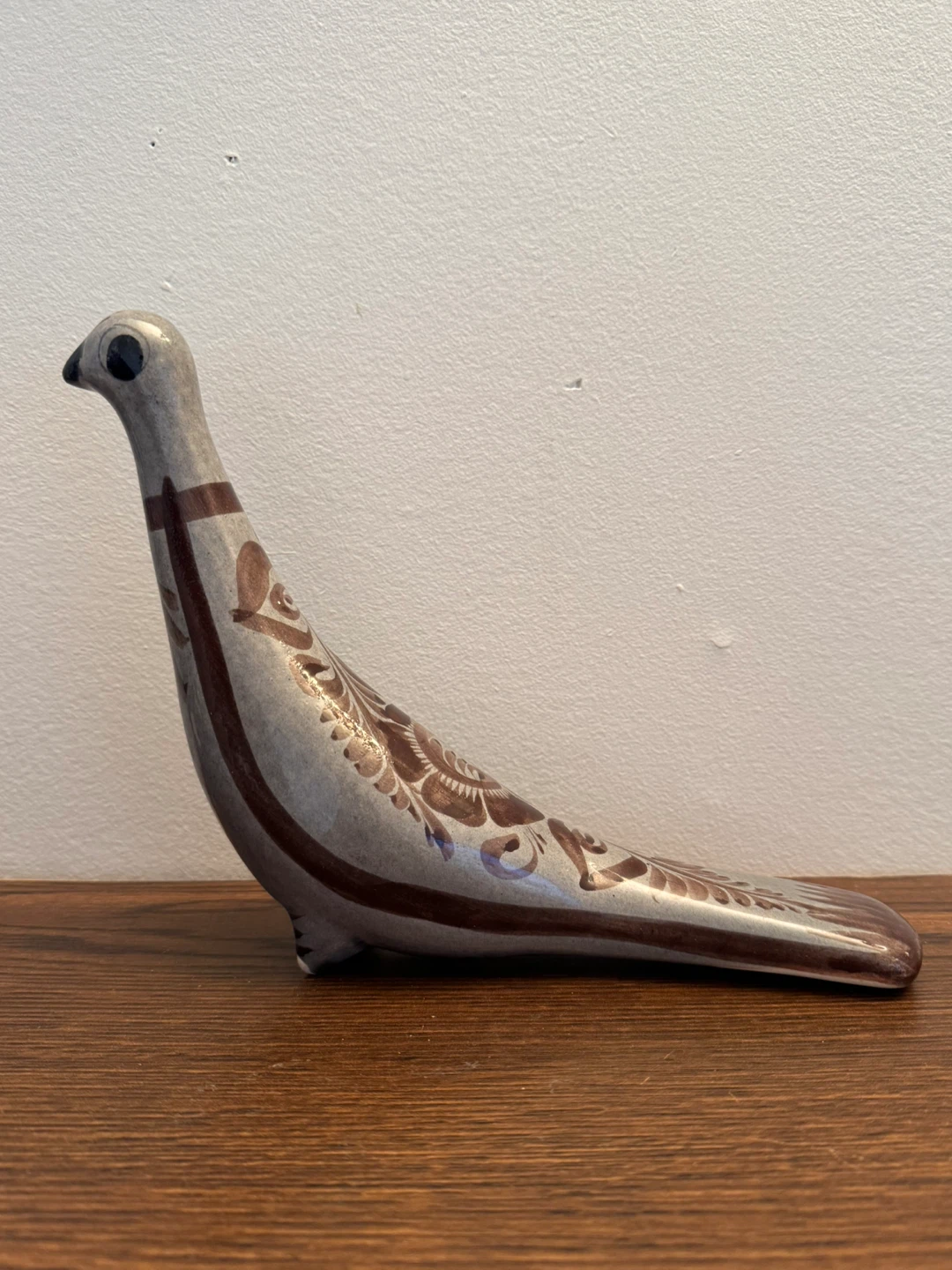 Mexican Tonala Folk Art Clay Bird - photo 2