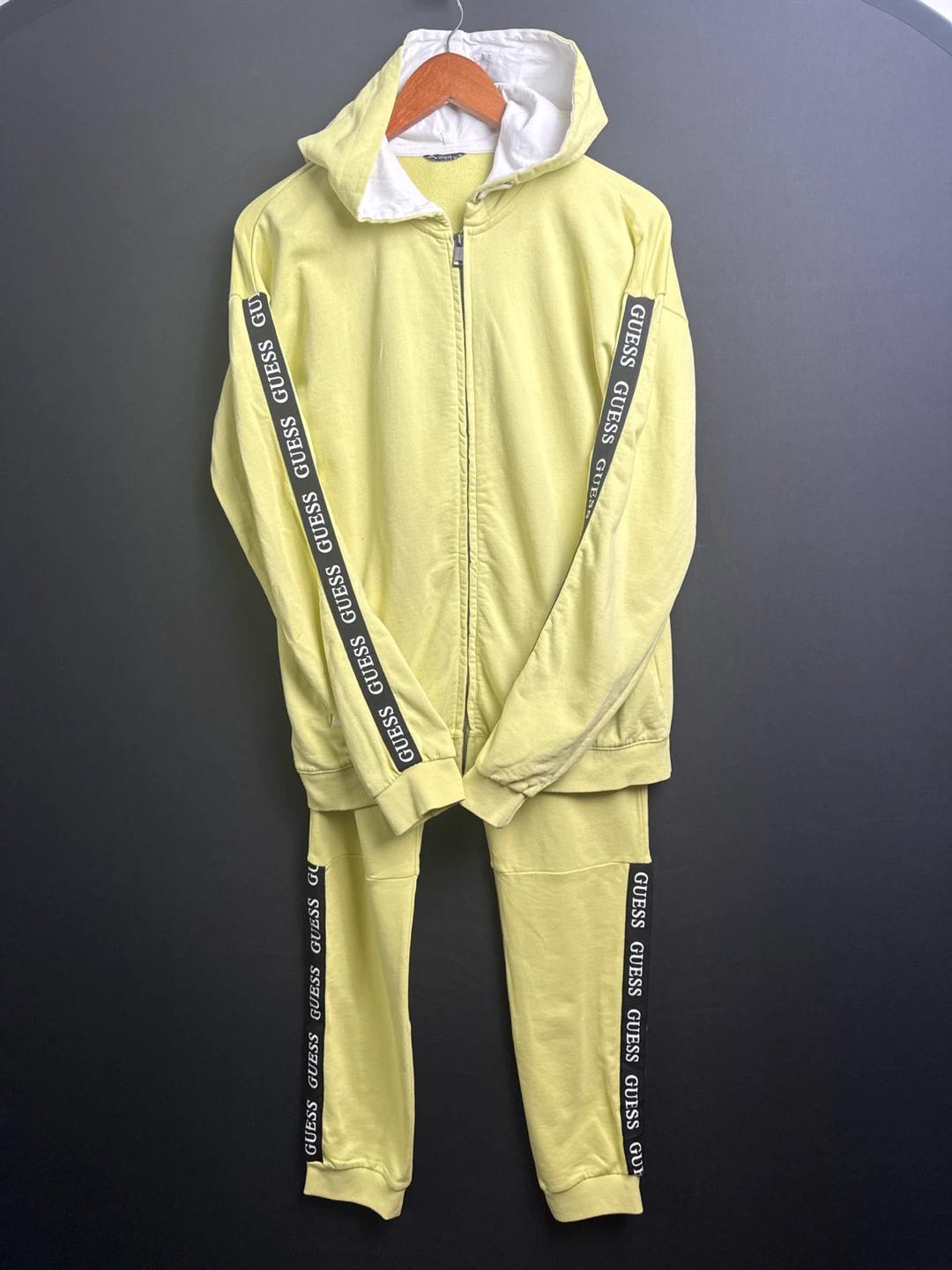 Youth Guess Yellow Tracksuit Set