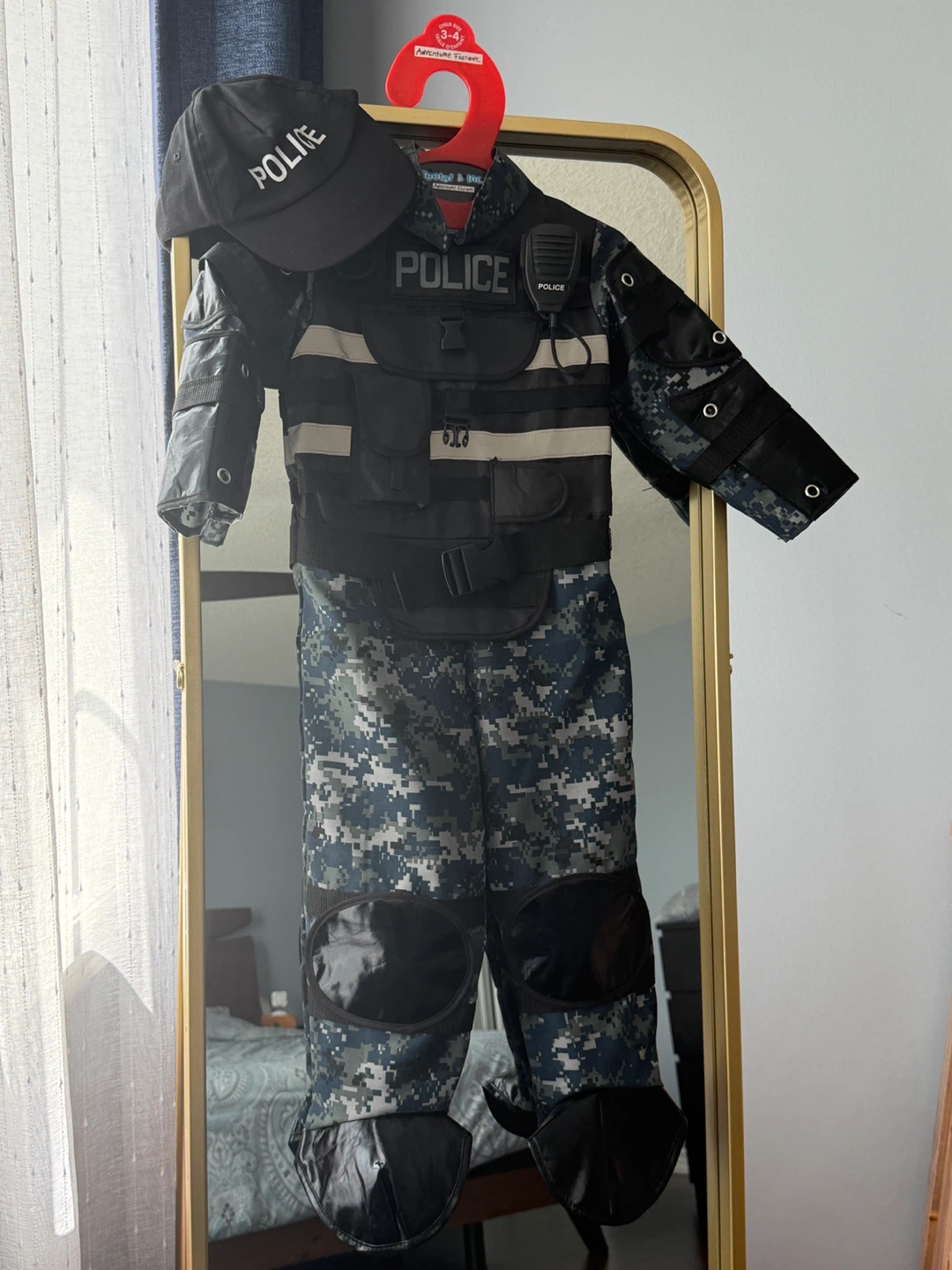Kids Police Costume with Hat and Vest