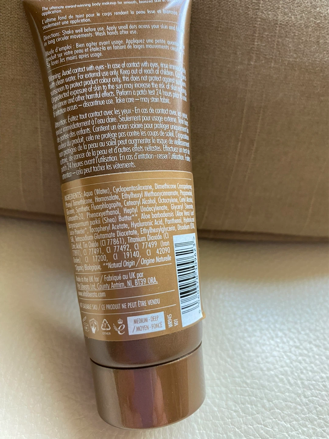 ⚽️ Vita Liberata Body Blur Body Makeup Latte Dark 50ml - photo 2
