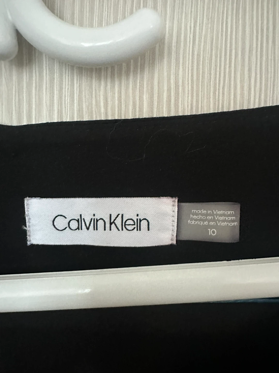 Calvin Klein Black Studded Wrap Skirt Size 10 - photo 2
