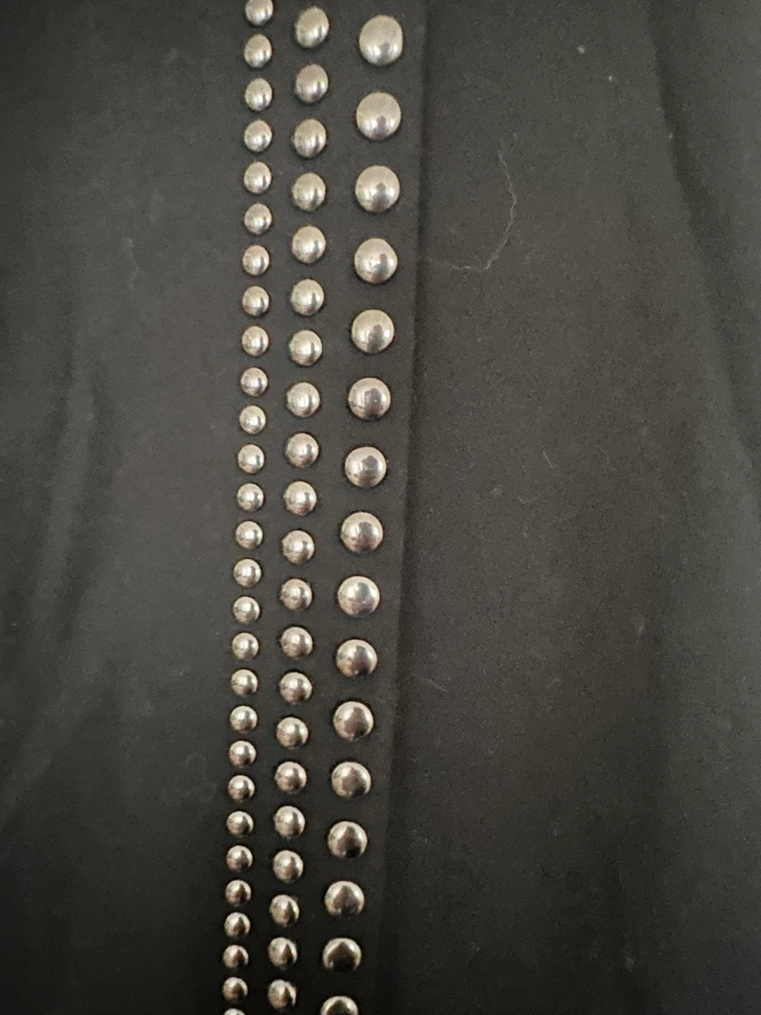 Calvin Klein Black Studded Wrap Skirt Size 10 - photo 4