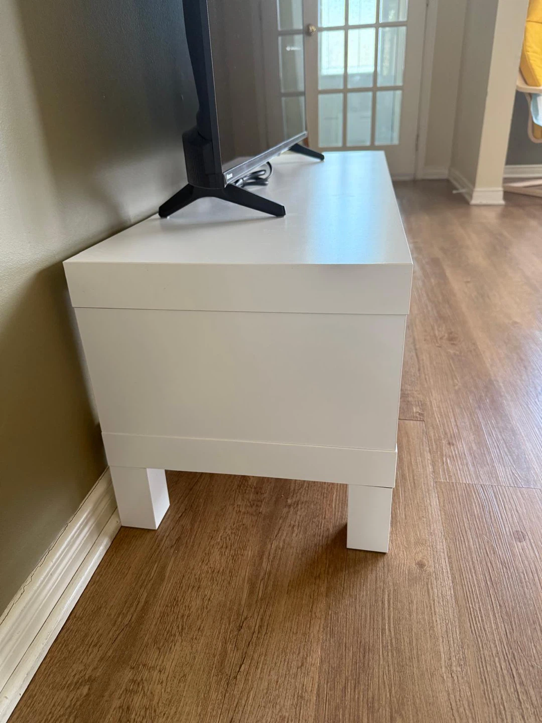 IKEA White Storage Bench - photo 3