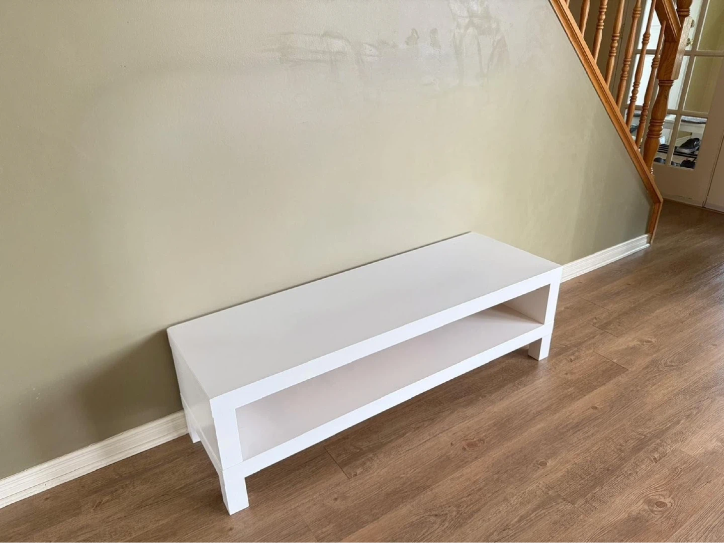 IKEA White Storage Bench - photo 2