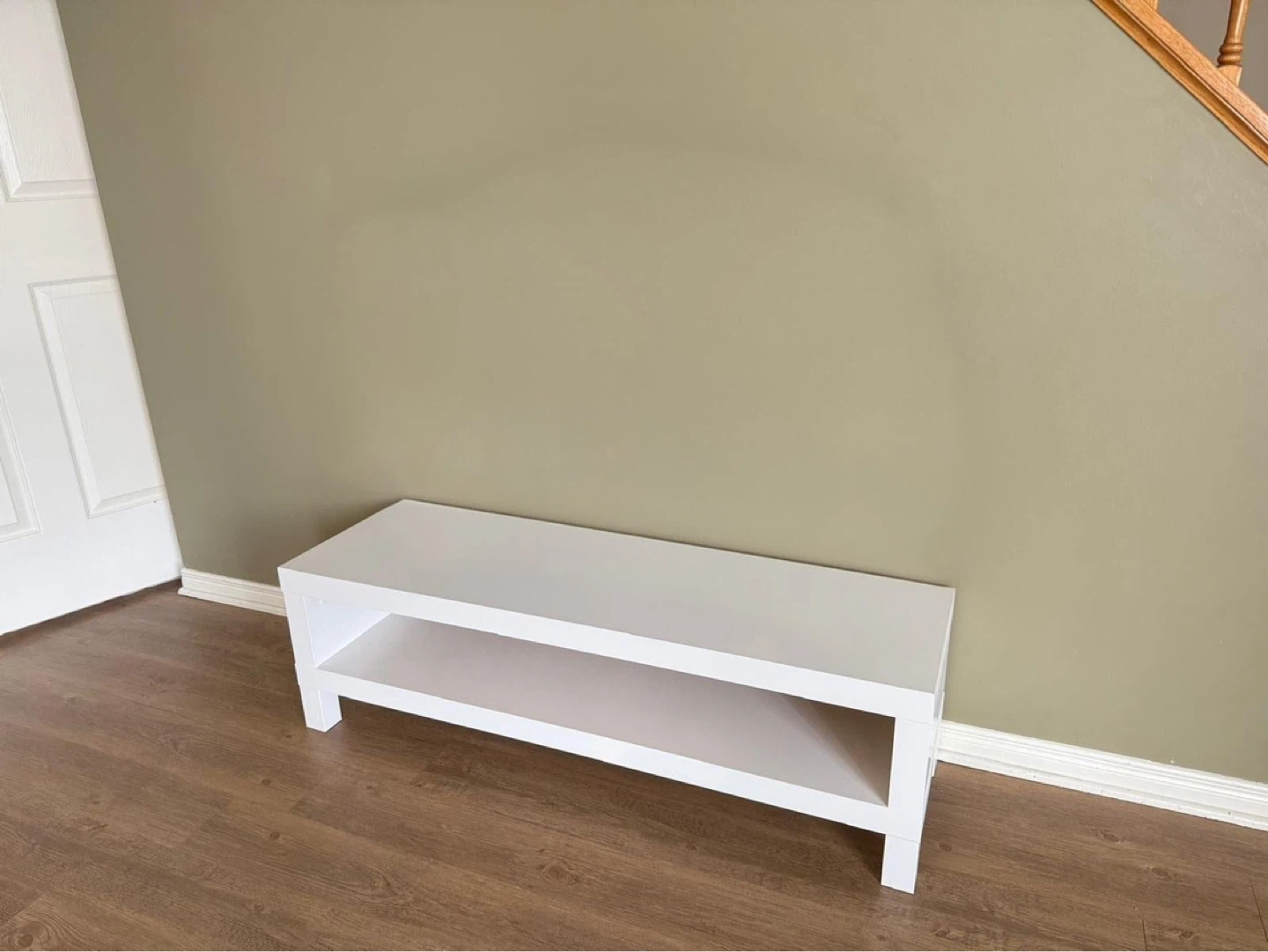 IKEA White Storage Bench