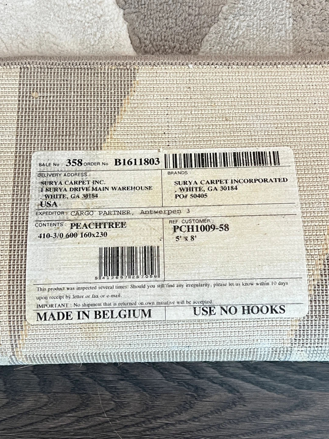 Surya 5' x 8' Peachtree Collection Rug - photo 2