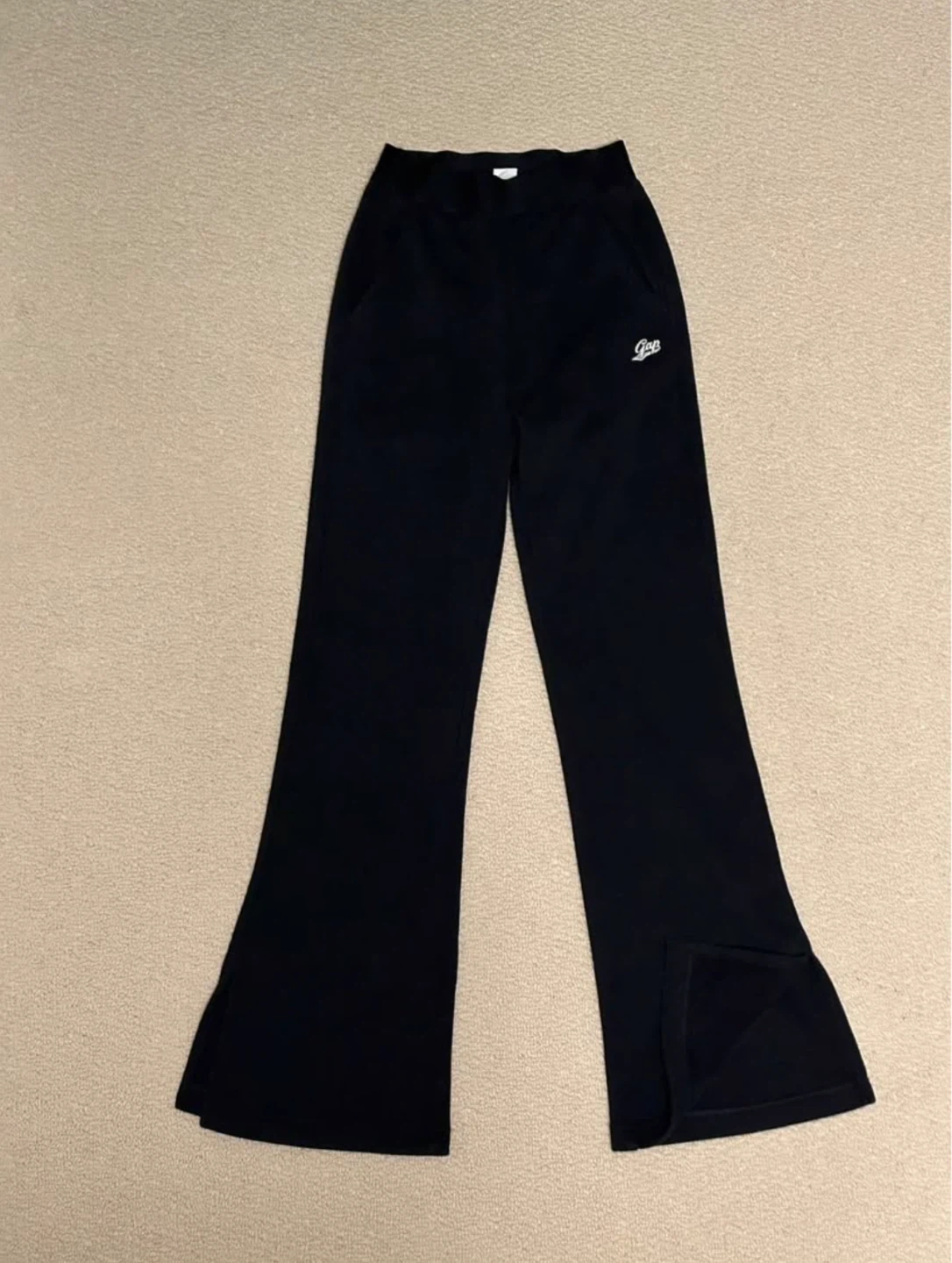 GAP Black Flare Track Pants - photo 2