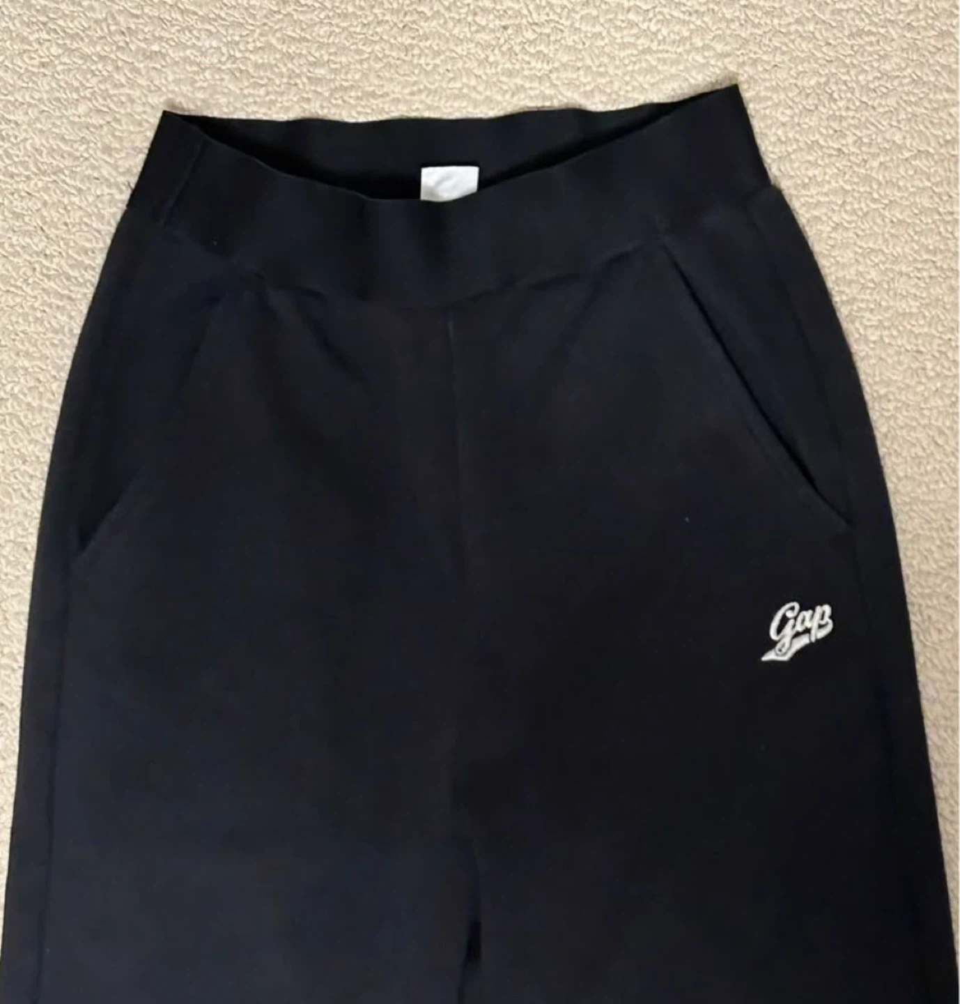 GAP Black Flare Track Pants - photo 4