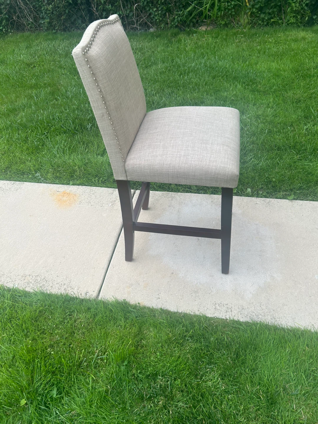 Upholstered Dining Chair with Nailhead Trim - photo 3