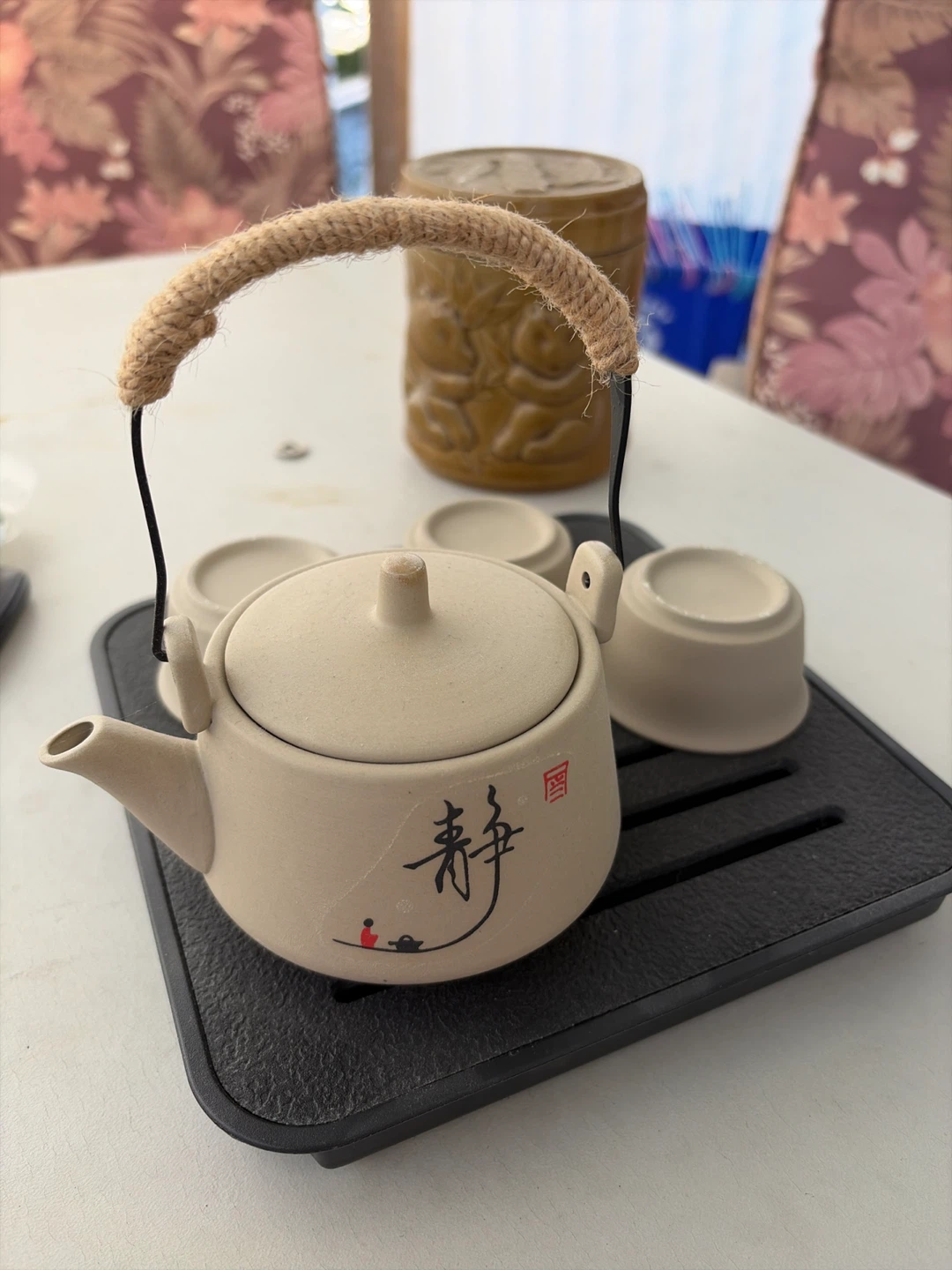 Tea Set with Teapot and 3 Cups