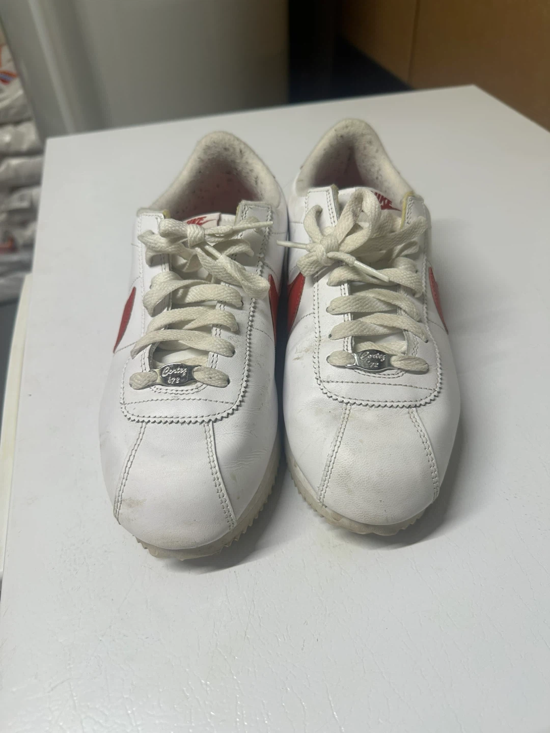 Nike Cortez Sneakers White Red - photo 2