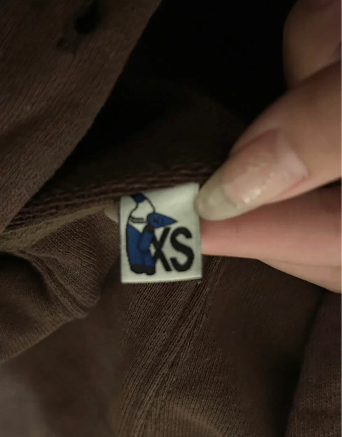 Crying Center Brown Hoodie - photo 2