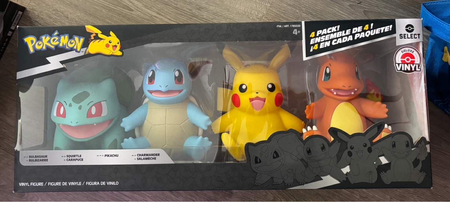 Pokemon Select Vinyl Figure 4-Pack