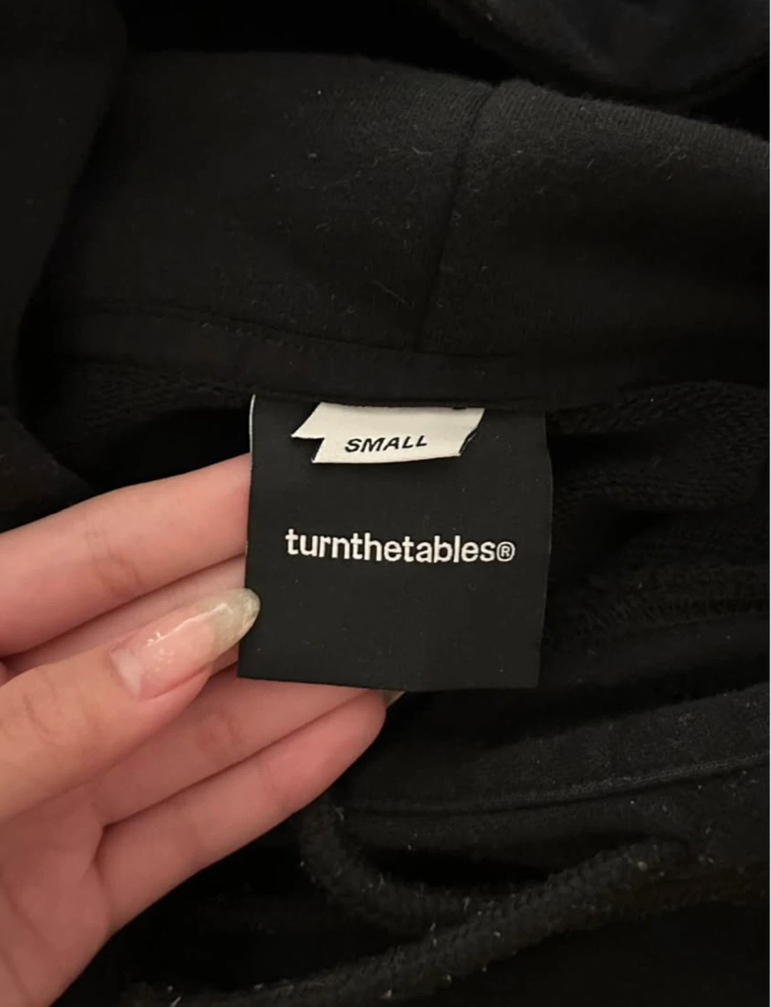Black Hoodie - turnthetables - photo 2