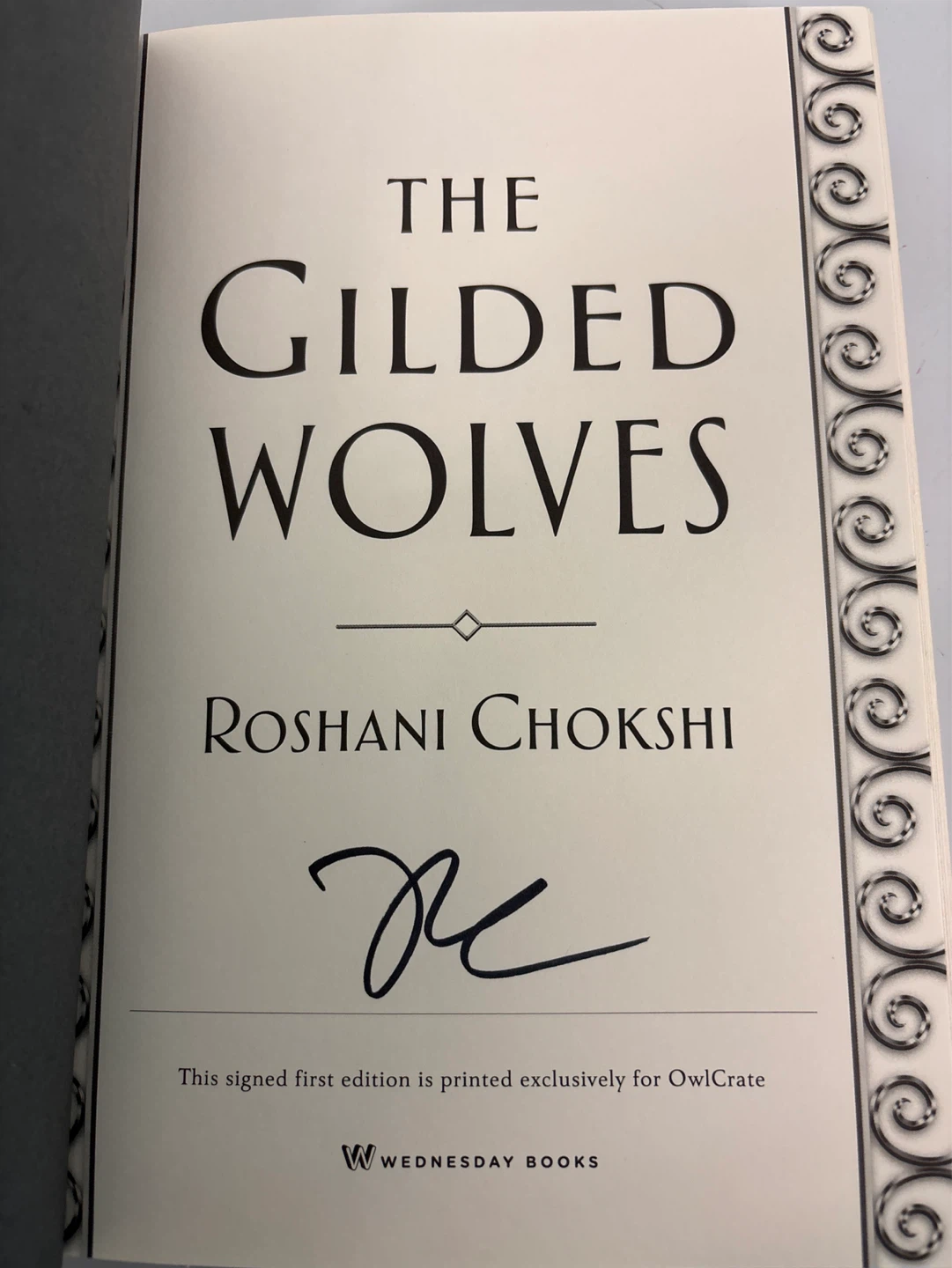 The Gilded Wolves Signed First Edition by Roshani Chokshi - photo 2