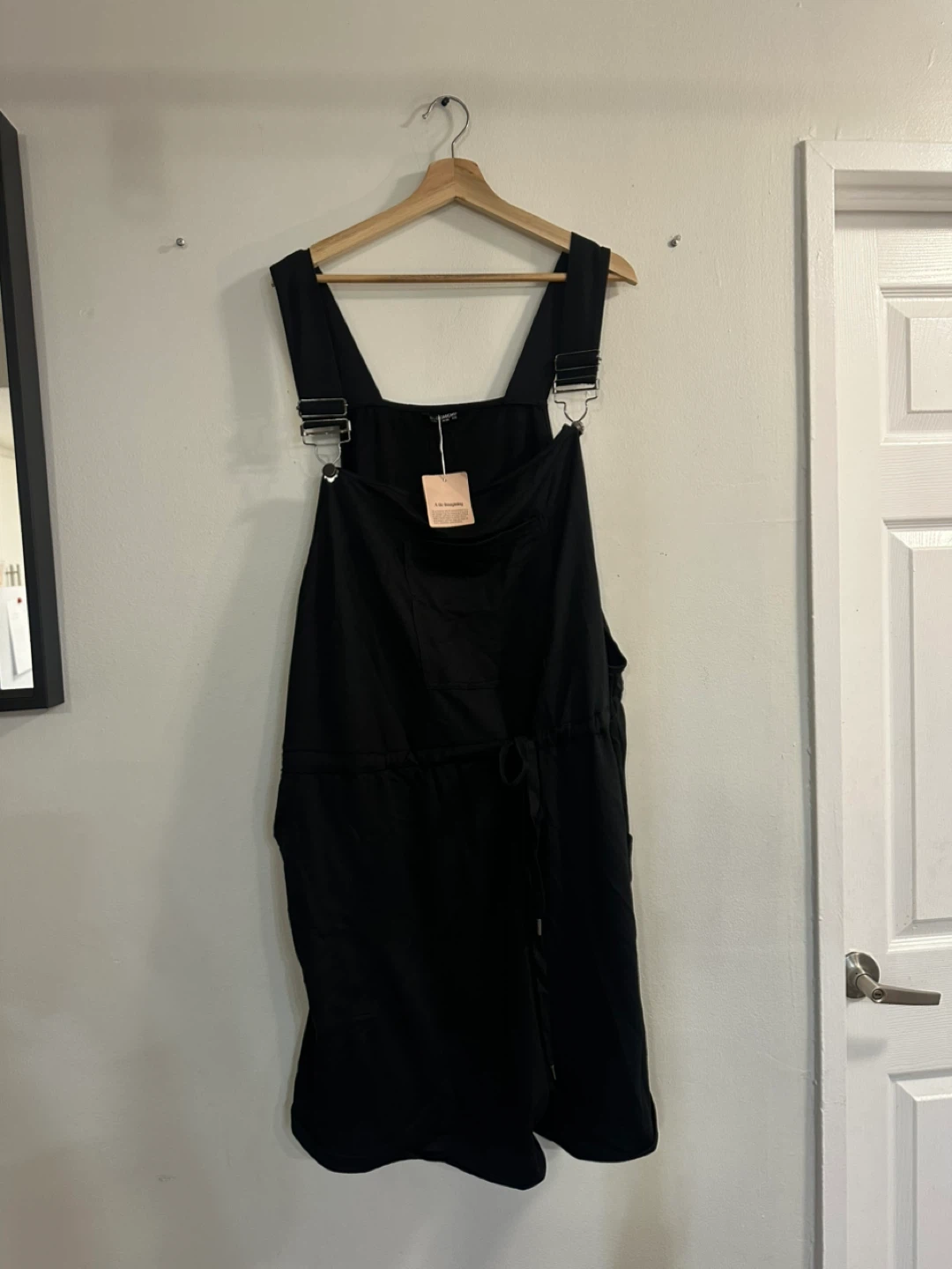 Bloomchic Black Pinafore Dress